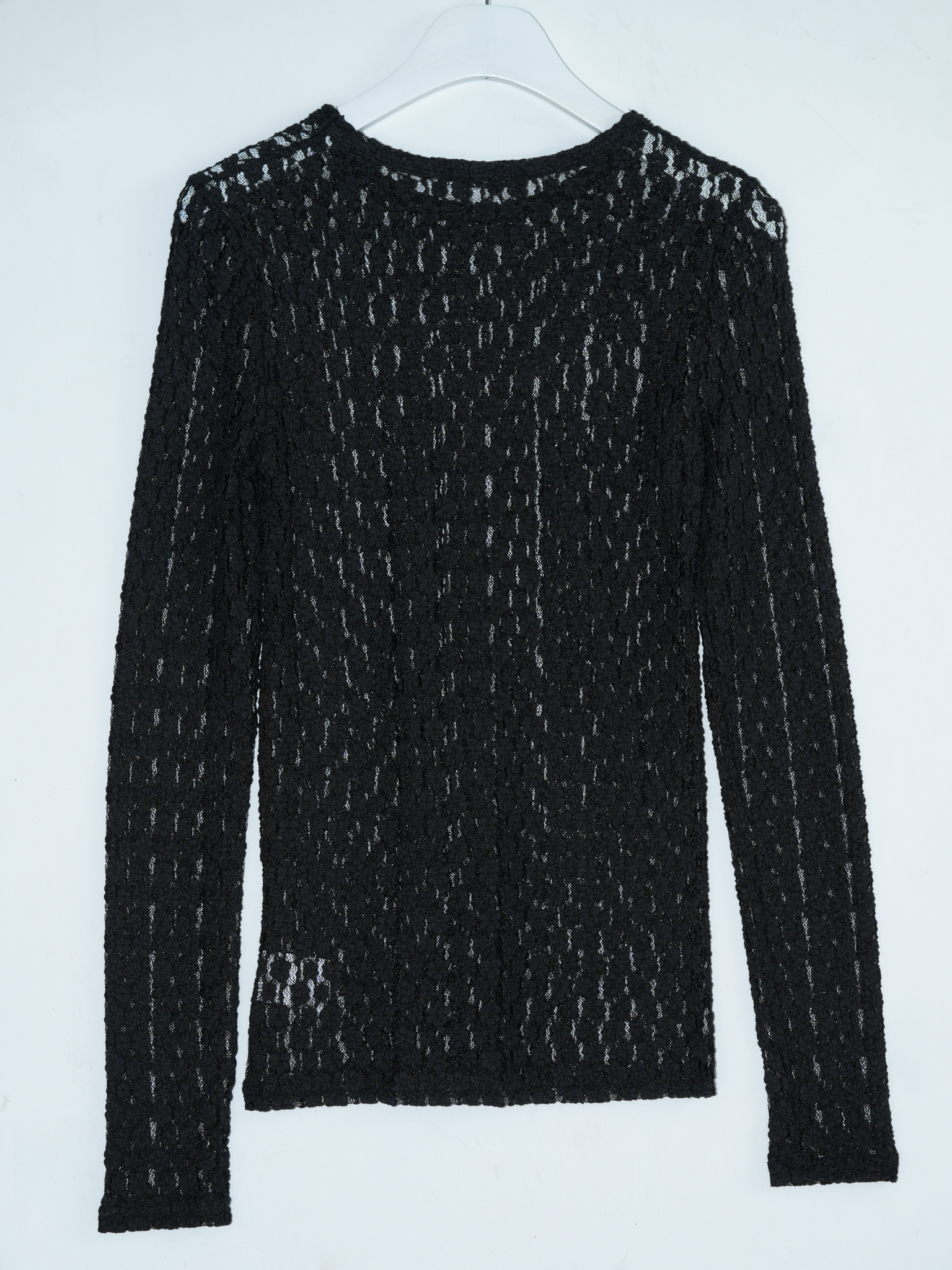 ARTIST FLORAL LACE LONG SLEEVE (BLACK)