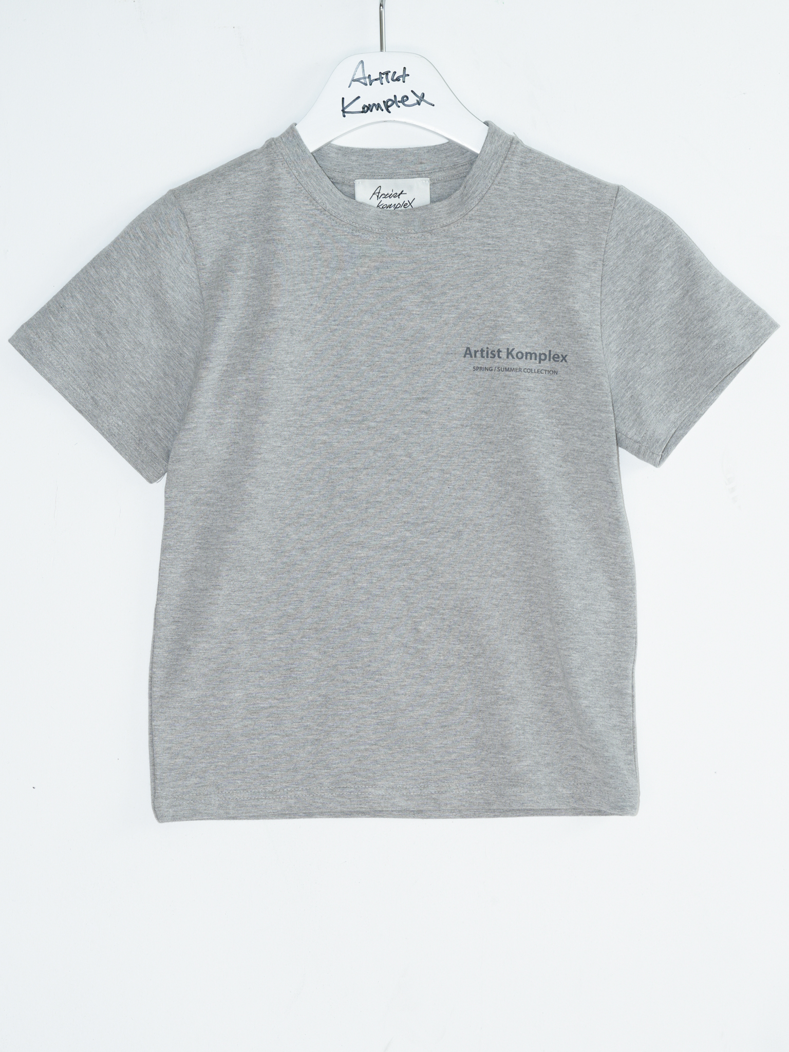 ARTIST SLIM FIT LOGO T-SHIRT (GREY)
