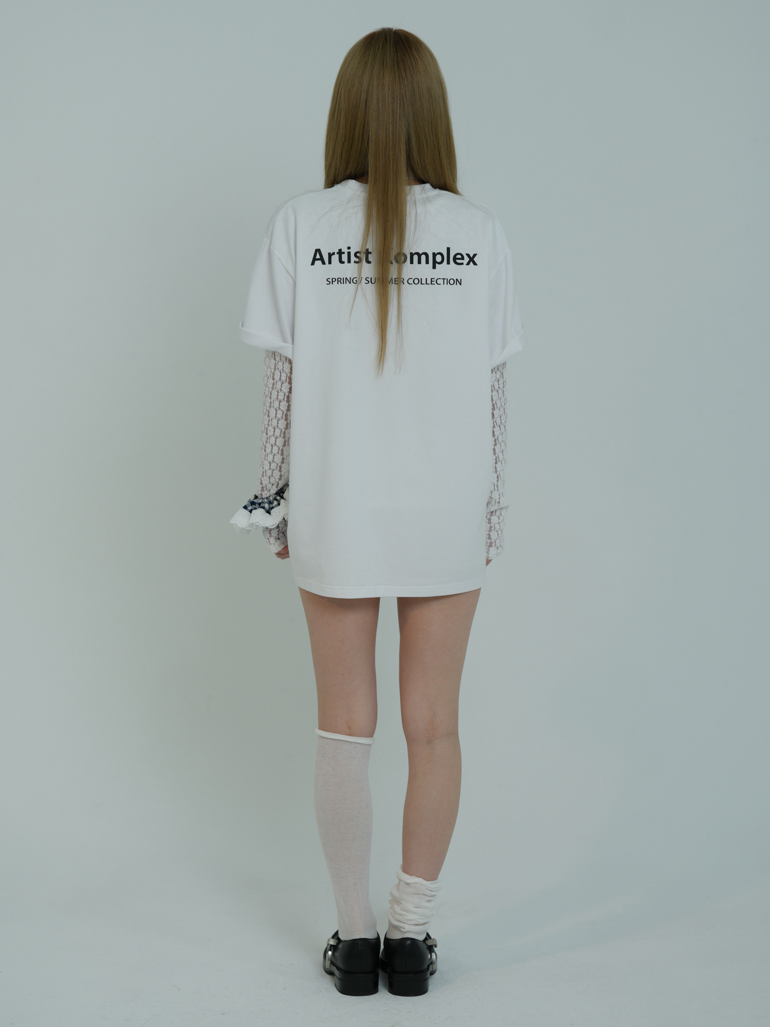 ARTIST OVERSIZED LOGO T-SHIRT (WHITE)