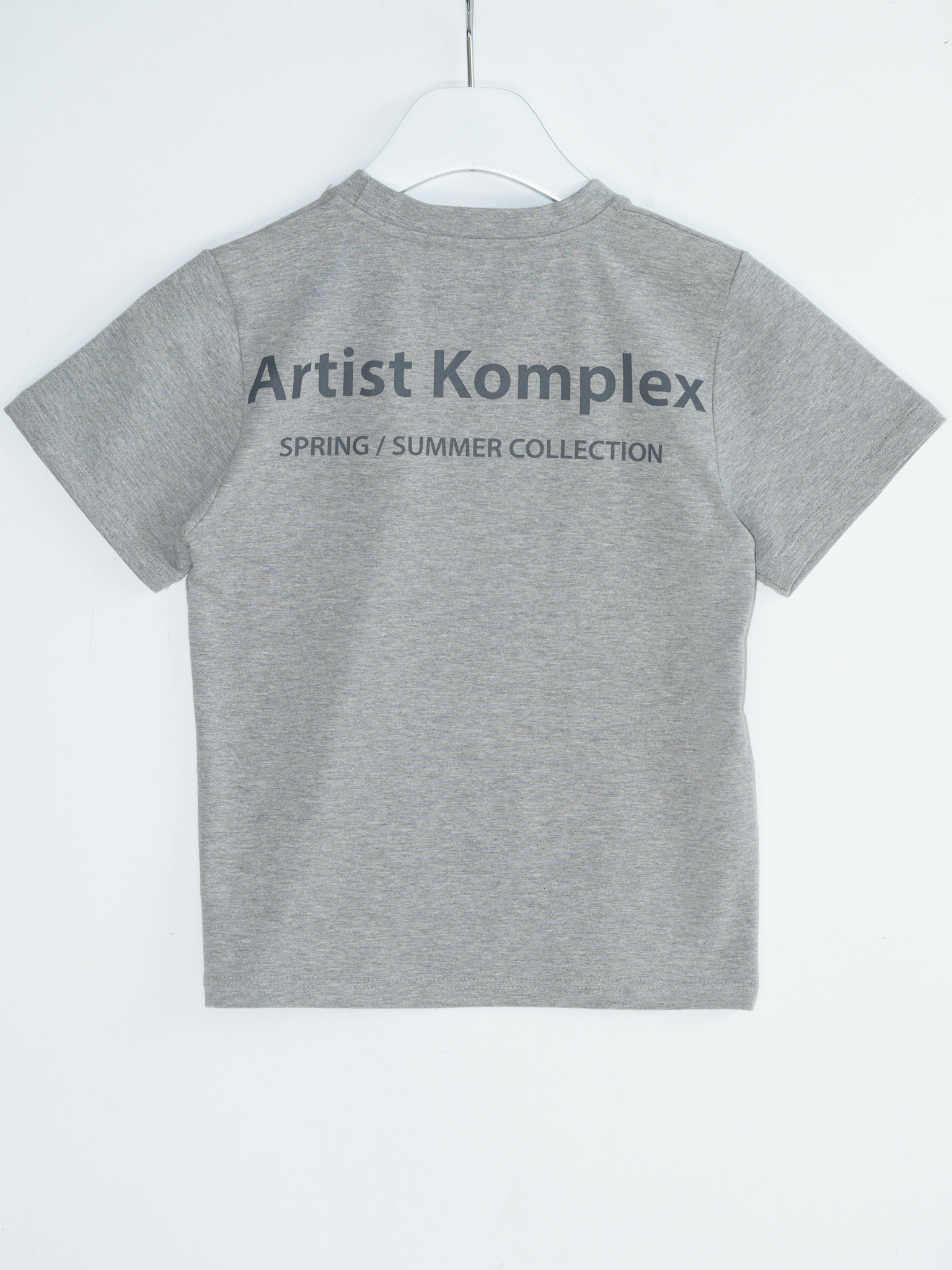 ARTIST SLIM FIT LOGO T-SHIRT (GREY)