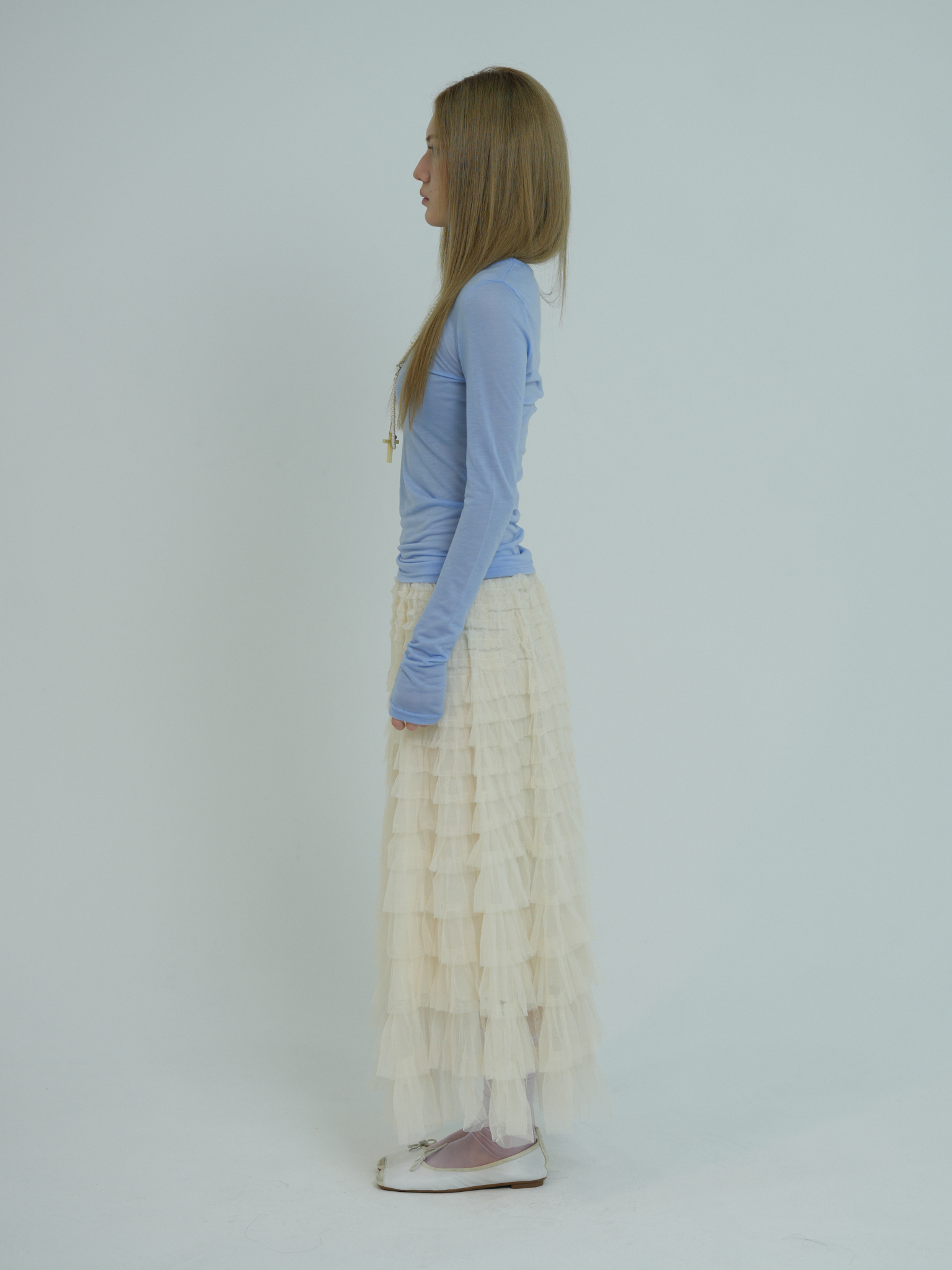 ARTIST TENCEL LONG SLEEVE (BLUE)