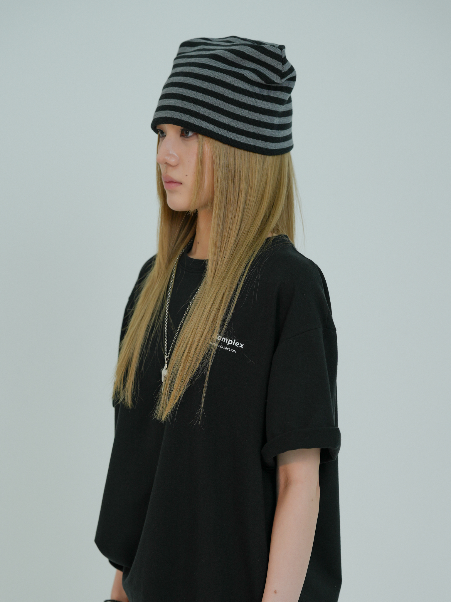 ARTIST TWO-WAY HORN BEANIE (BLACK)