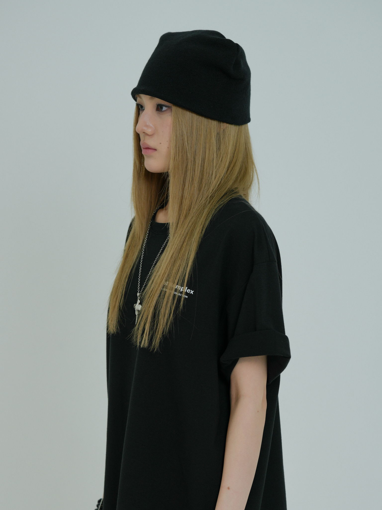 ARTIST TWO-WAY HORN BEANIE (BLACK)