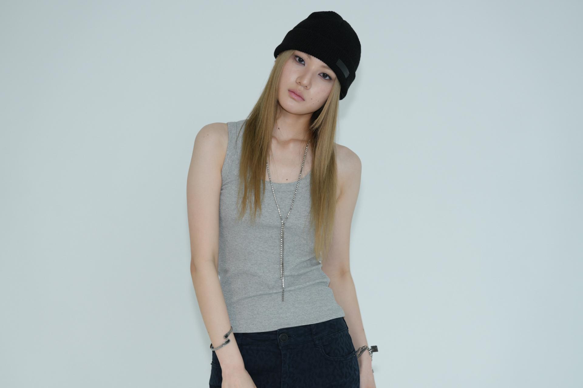 ARTIST LEATHER LABEL BASIC BEANIE (BLACK)