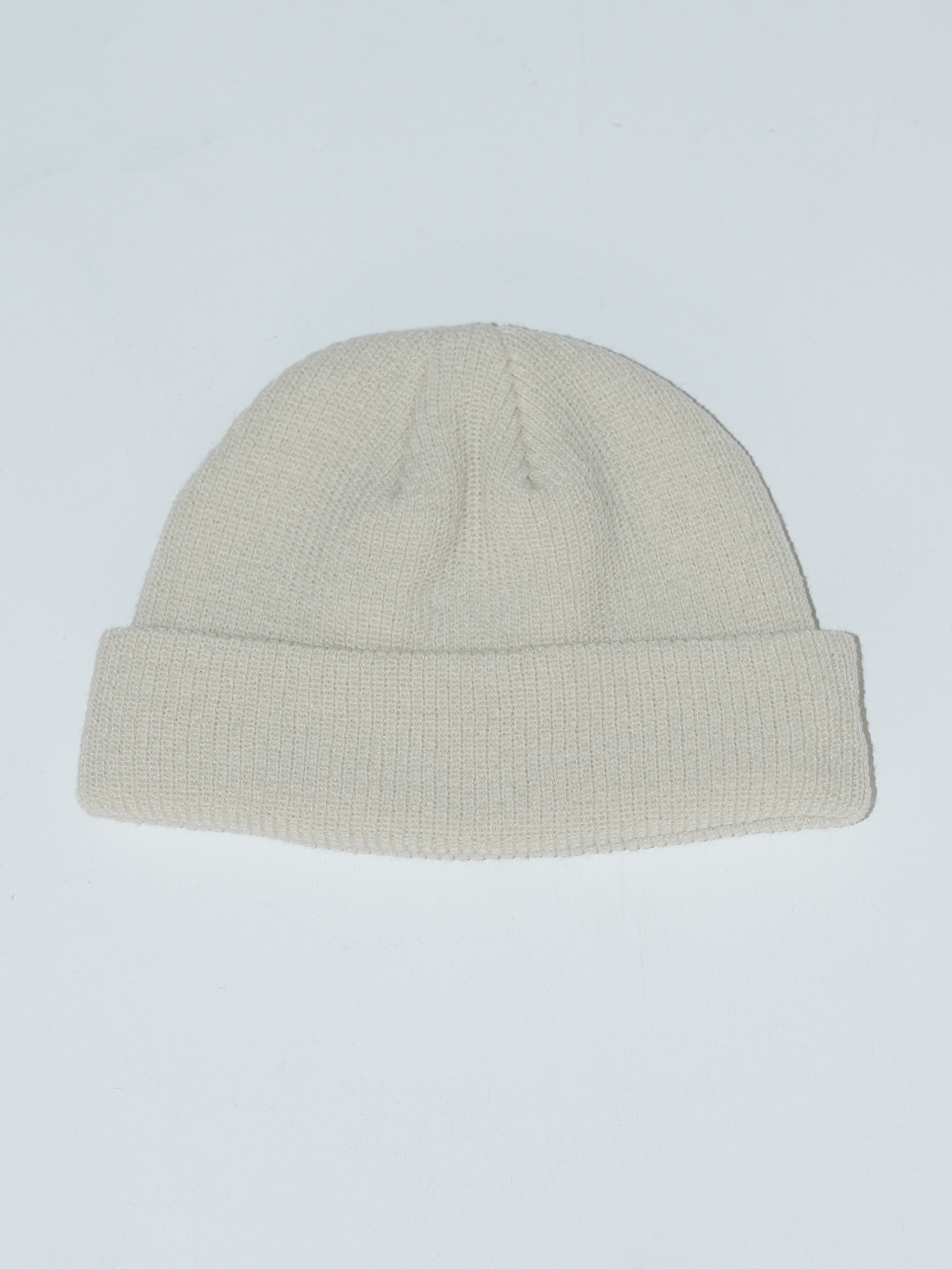 ARTIST LEATHER LABEL BASIC BEANIE (IVORY)