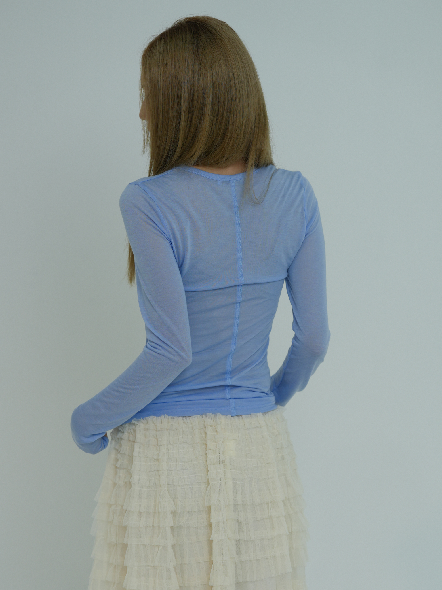 ARTIST TENCEL LONG SLEEVE (BLUE)