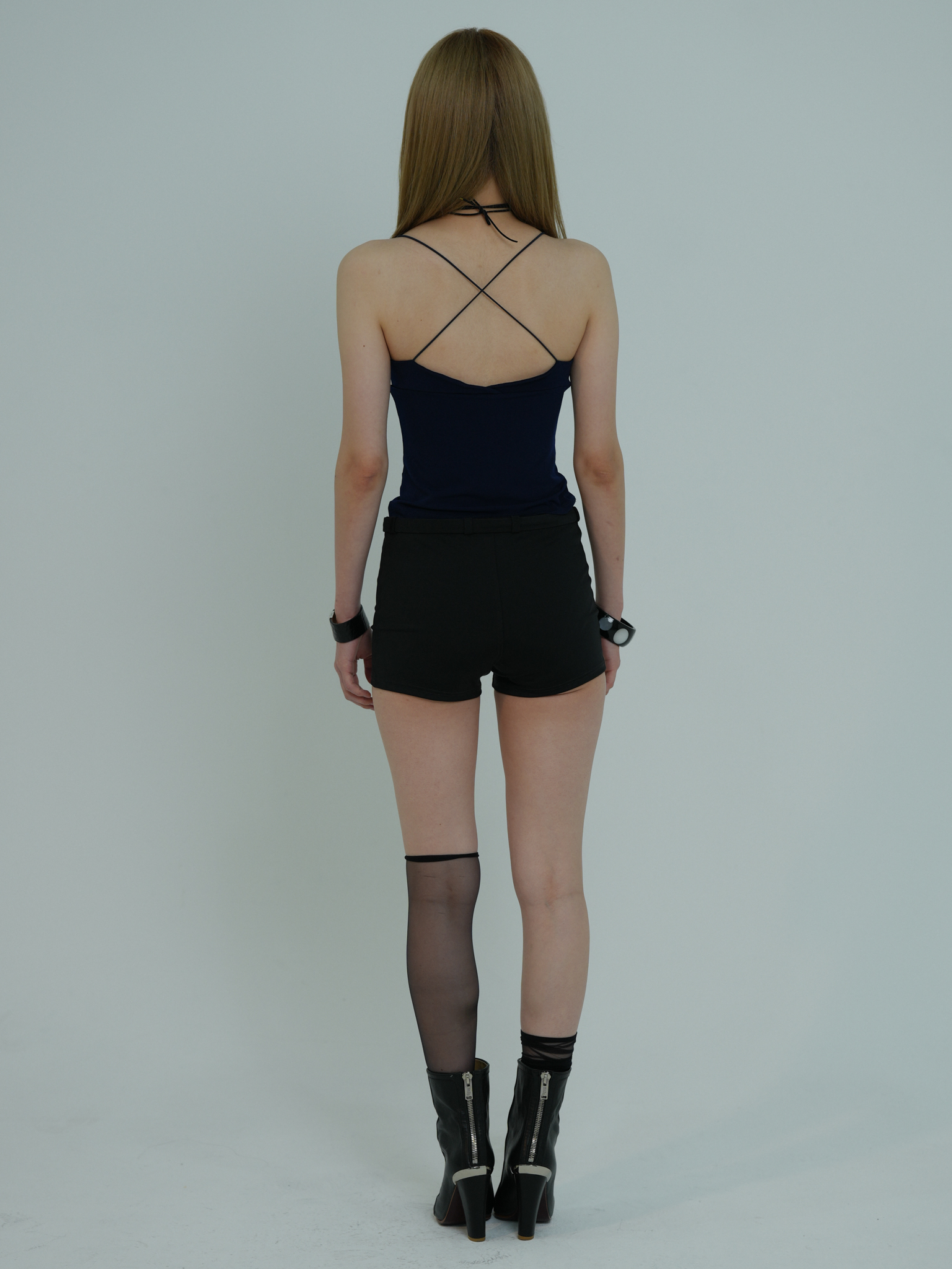 ARTIST V-NECK STRING SLEEVELESS (NAVY)