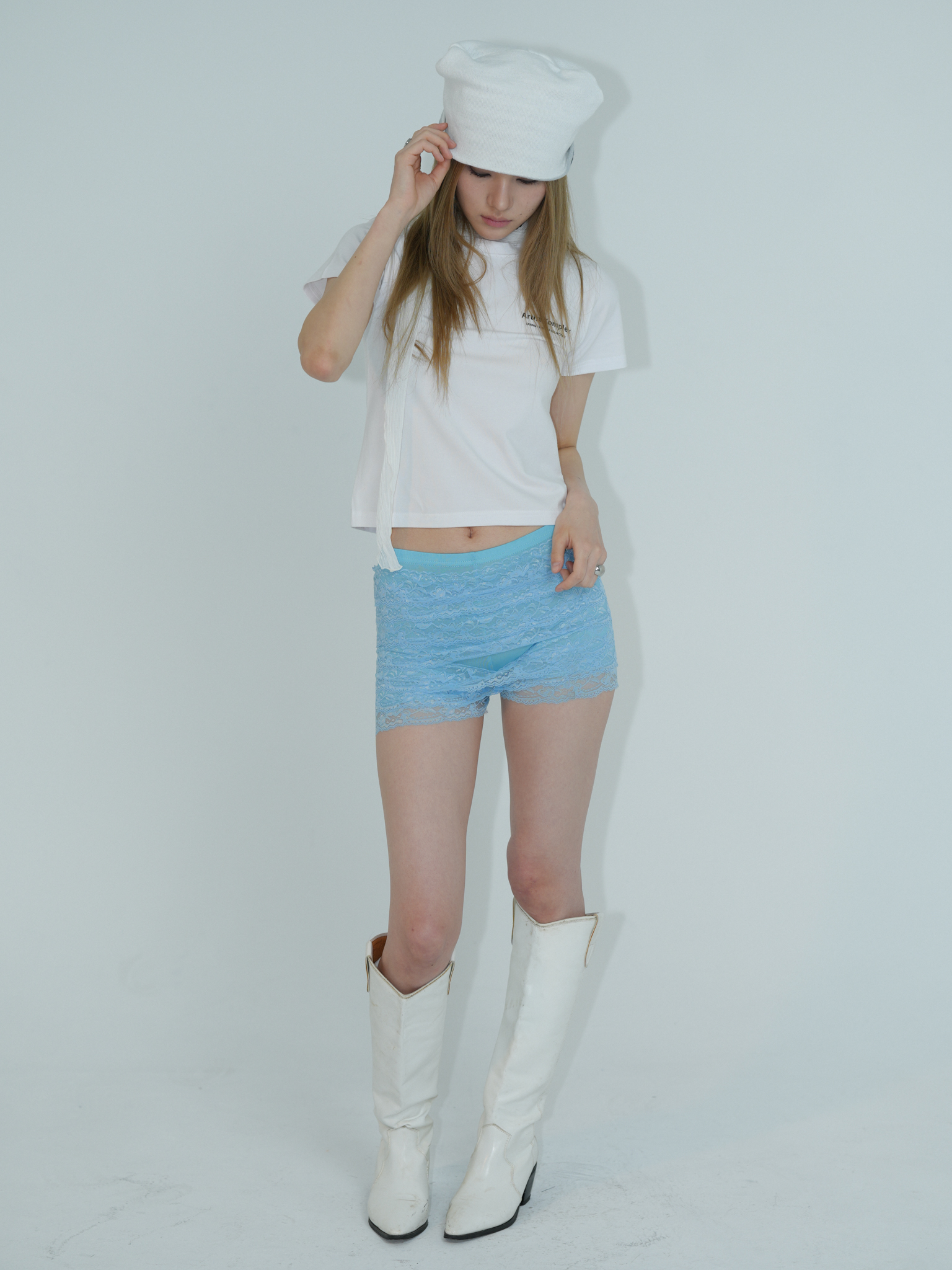 ARTIST SLIM FIT LOGO T-SHIRT (WHITE)