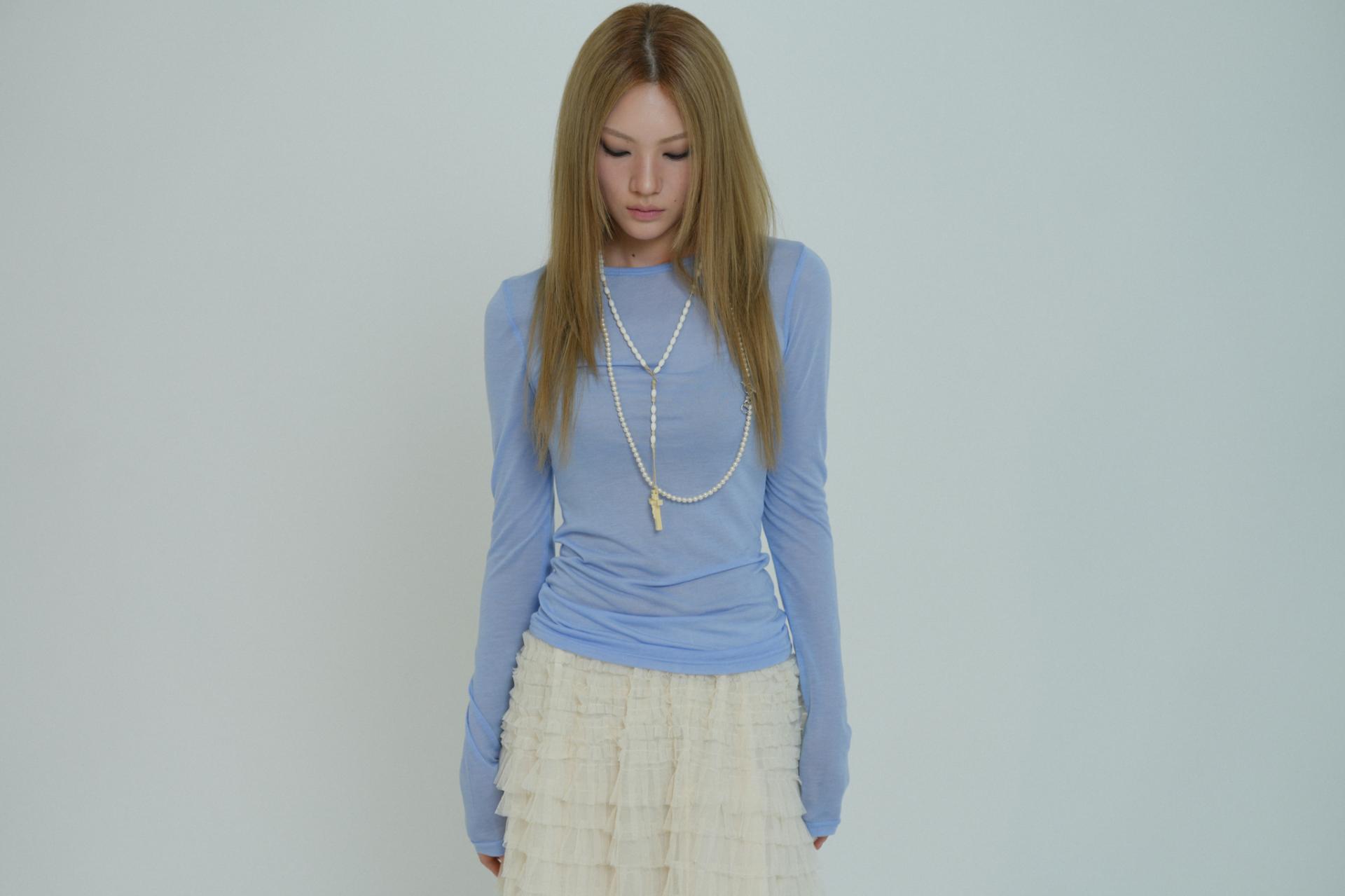 ARTIST TENCEL LONG SLEEVE (BLUE)