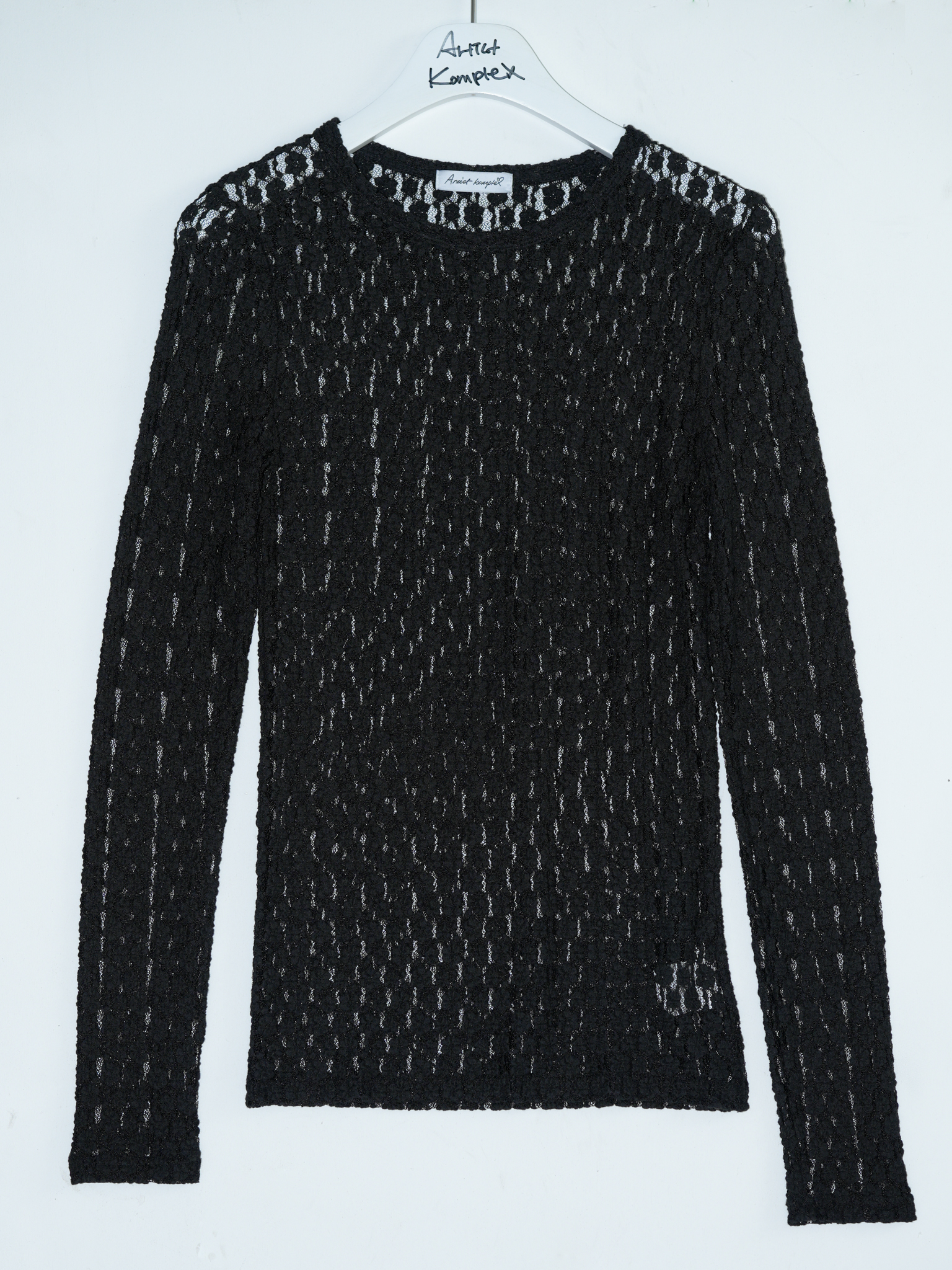 ARTIST FLORAL LACE LONG SLEEVE (BLACK)