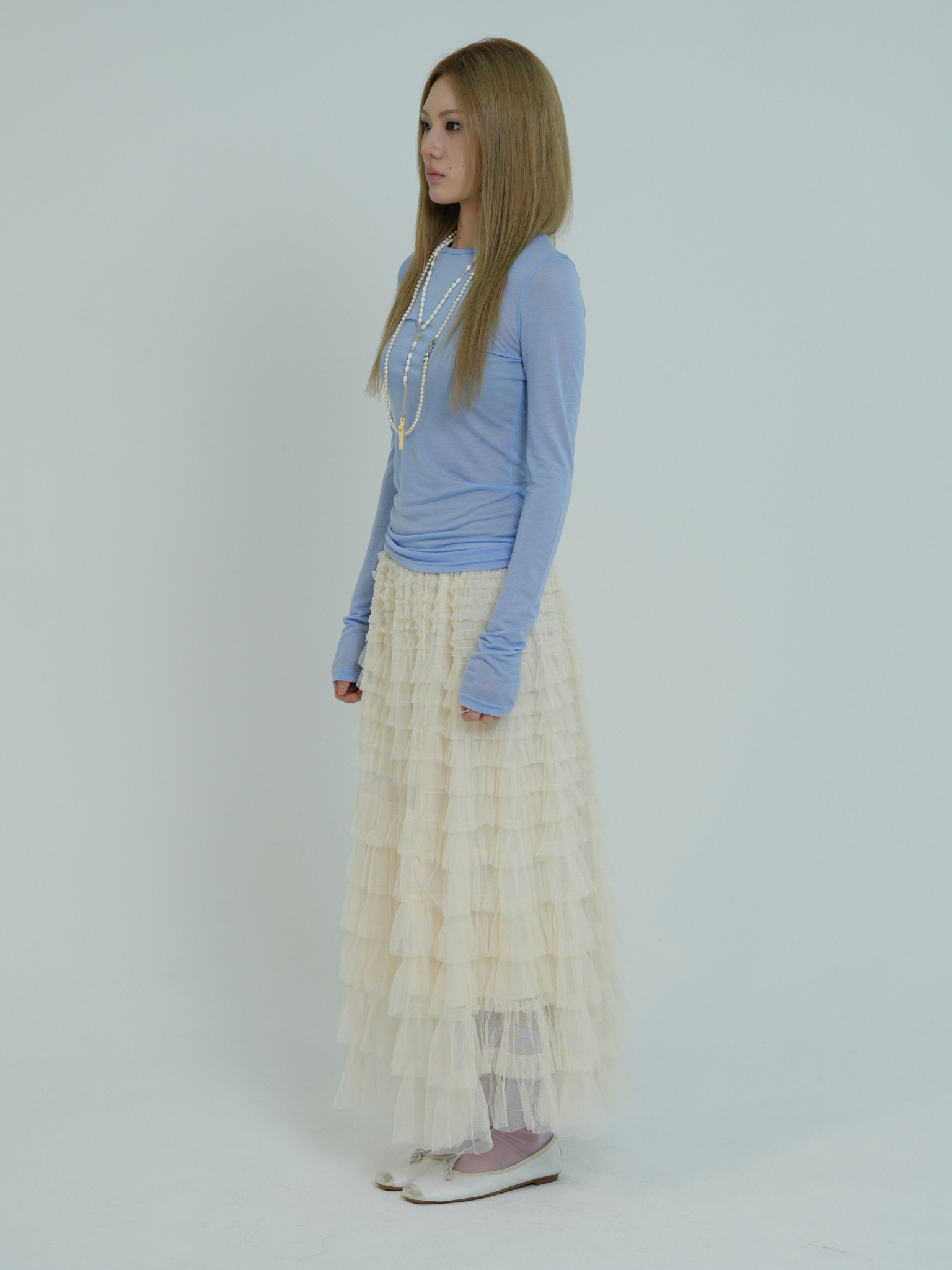 ARTIST TENCEL LONG SLEEVE (BLUE)