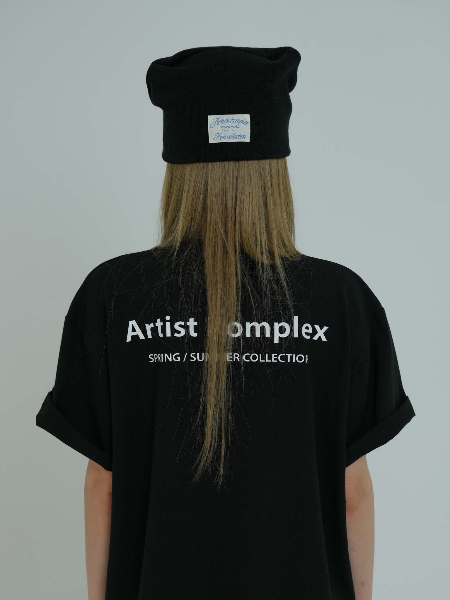 ARTIST TWO-WAY HORN BEANIE (BLACK)