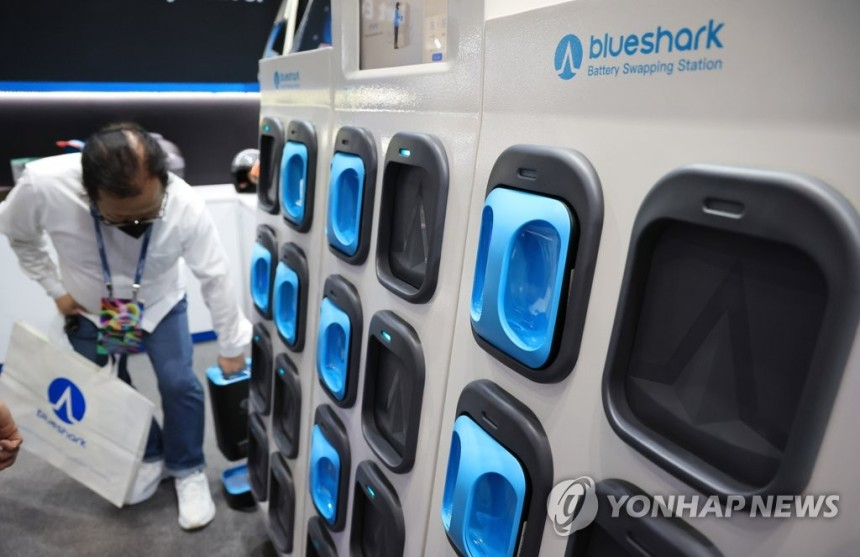 이젠 배터리 충전이 아닌 교환 [연합뉴스 자료사진]