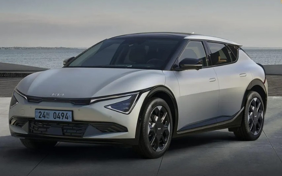 전기차·배터리 소유 분리형 구독 서비스에 투입되는 기아 EV6의 모습. 사진 기아