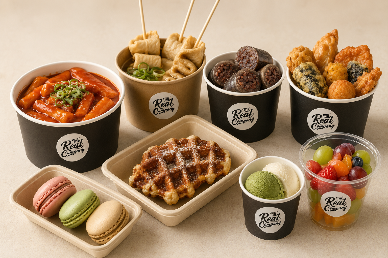 더리얼컴퍼니 F&B 메뉴