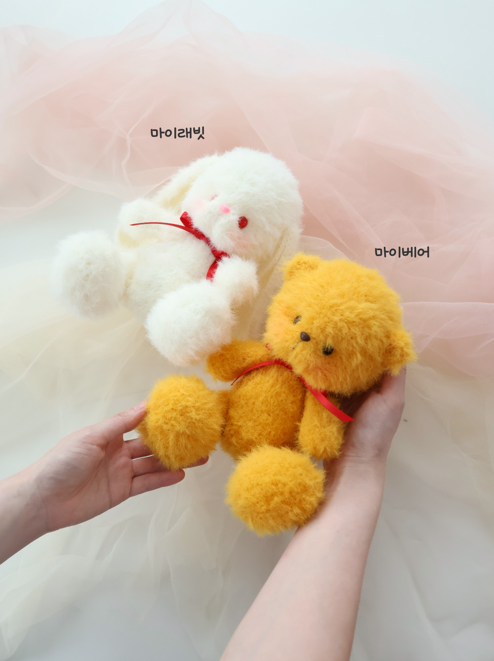 [바이브리 DIY KIT] 마이돌 곰인형 토끼인형 애착인형 뜨개 뜨개질 코바늘 인형 뜨개 키트 패키지