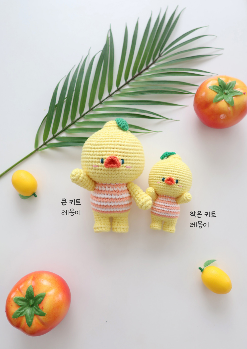 [바이브리 DIY KIT] 프루츠돌 과일 인형 뜨개 뜨개질 코바늘 인형 키링 뜨개 키트 패키지