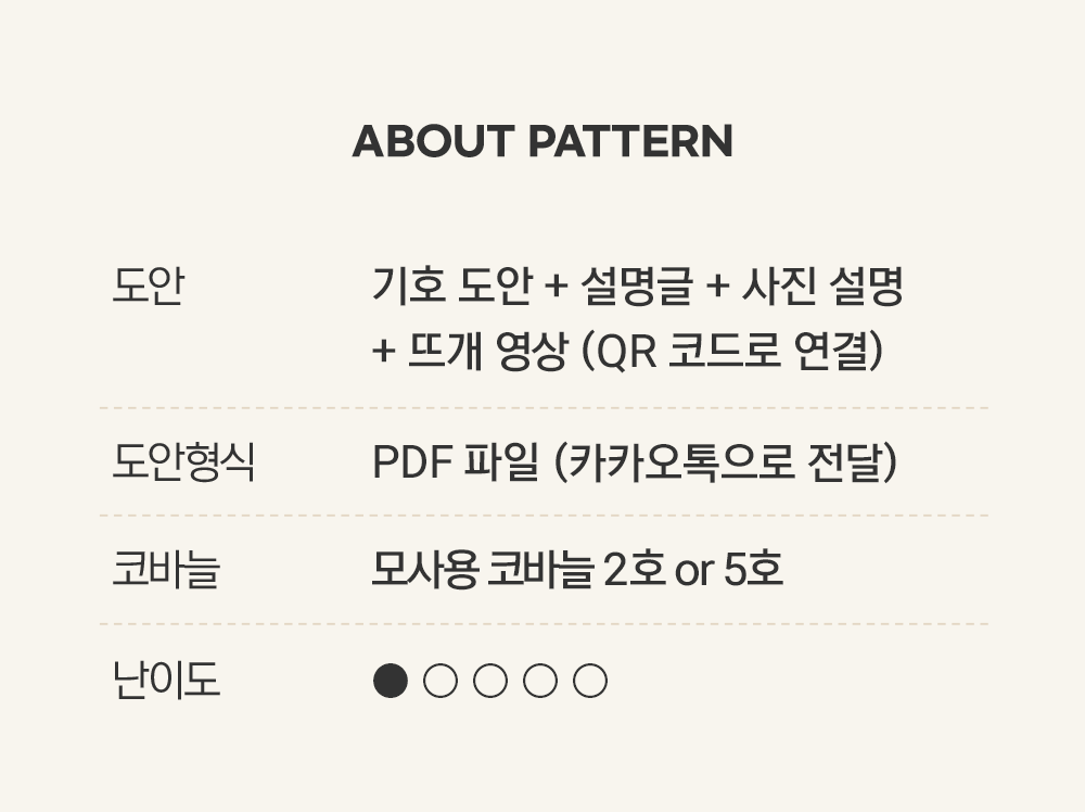 [PDF 도안] 베이비 액막이 명태 뜨개 뜨개질 키링 코바늘 인형 뜨개