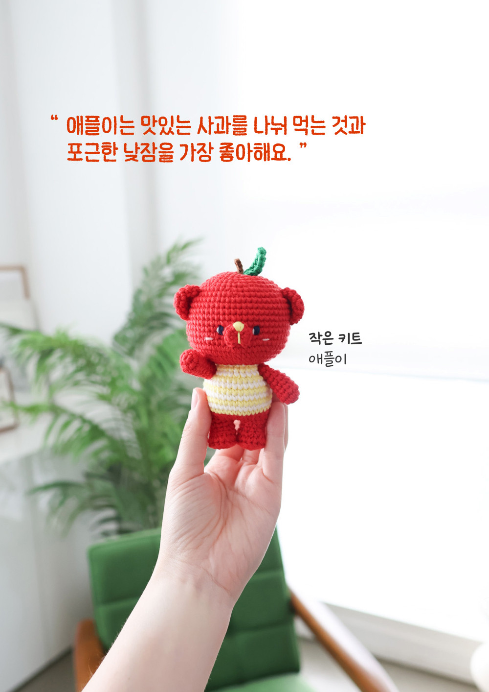 [바이브리 DIY KIT] 프루츠돌 과일 인형 뜨개 뜨개질 코바늘 인형 키링 뜨개 키트 패키지