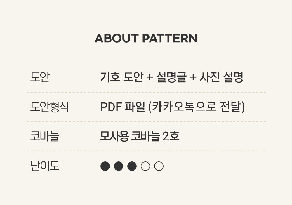 [PDF 도안] 라이언 & 타이거 미니 뜨개 뜨개질 키링 코바늘 인형 뜨개