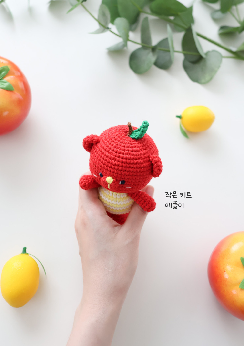 [바이브리 DIY KIT] 프루츠돌 과일 인형 뜨개 뜨개질 코바늘 인형 키링 뜨개 키트 패키지
