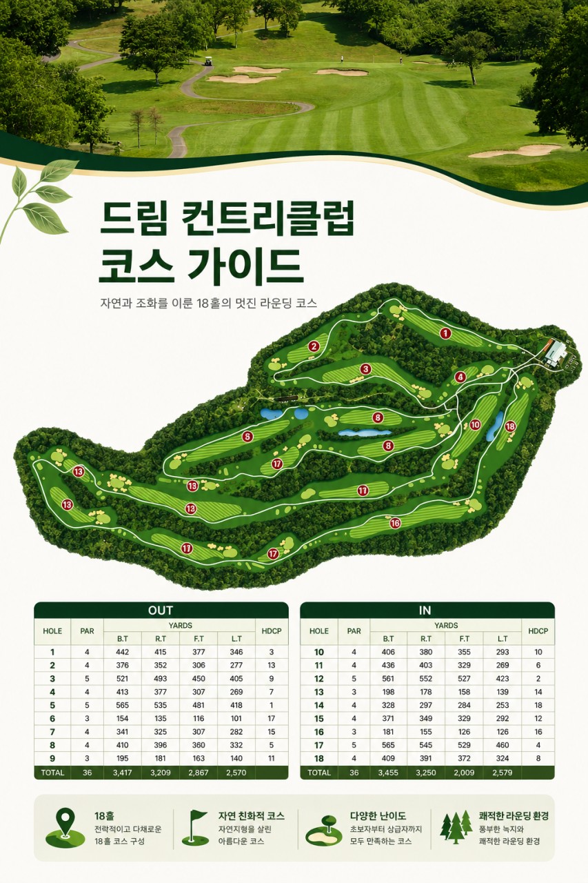 8~9월 🌈 지금은 북해도 골프의 계절입니다!!🌈3박4일 1,309,000원~