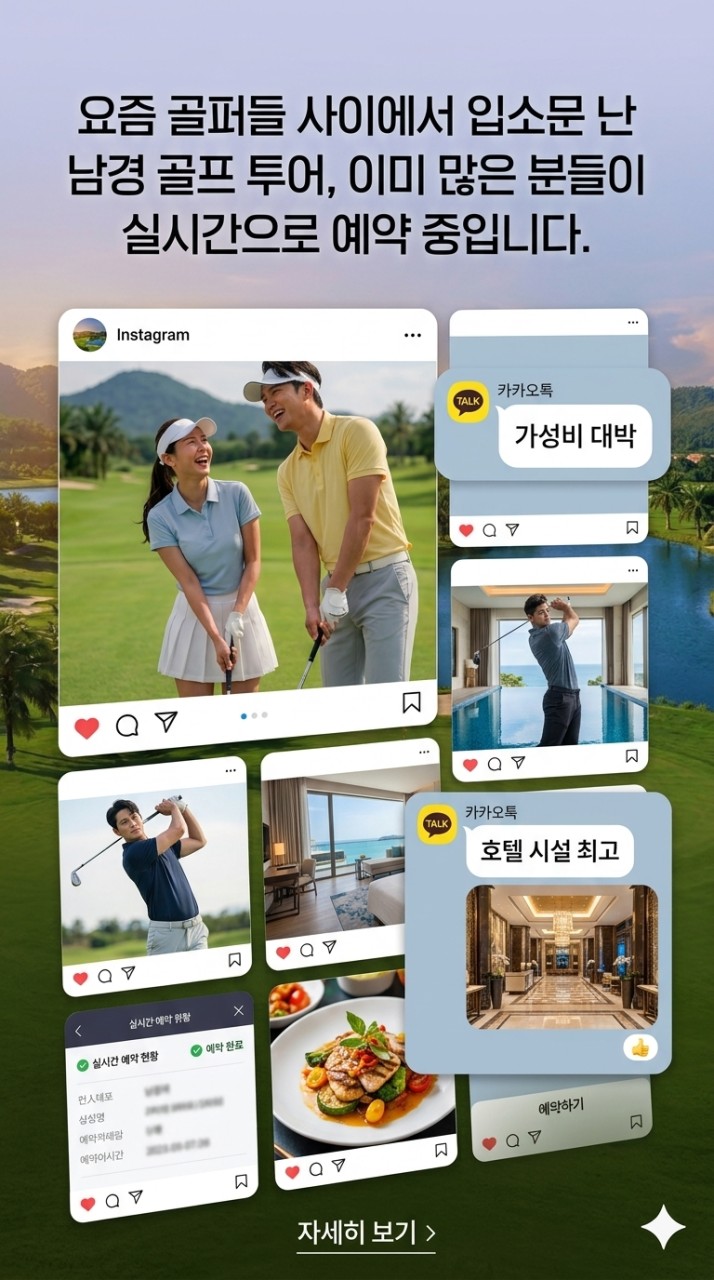 ✈️동계 남경 엘리시안cc 무제한 골프 🏨아시아나 3박 4일 90홀599,000원 , 4박 5일 126홀 649,000원