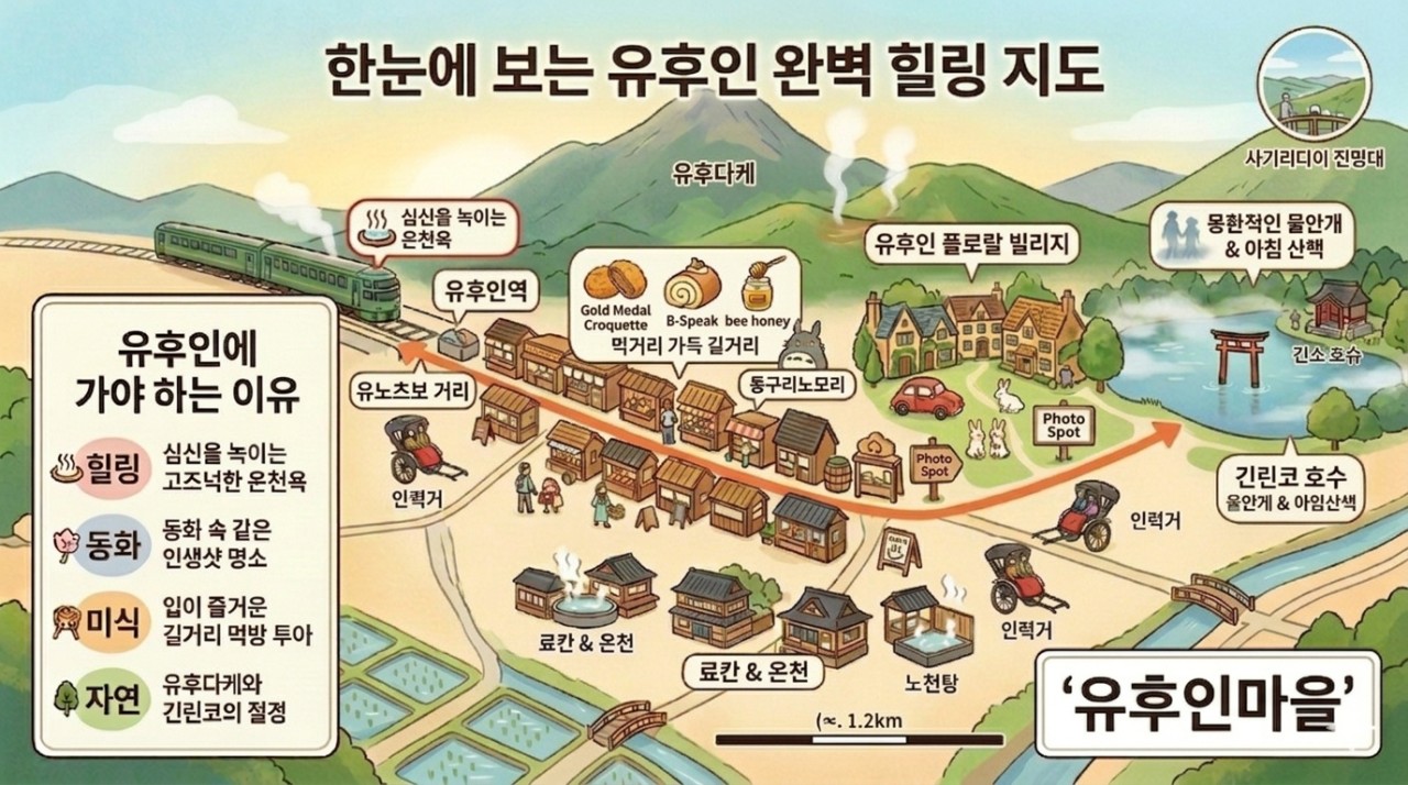 항공별도상품 ★여름특선 고원3색골프 ★ 후쿠오카 유후인3색 온천골프 2박3일 930,000원~