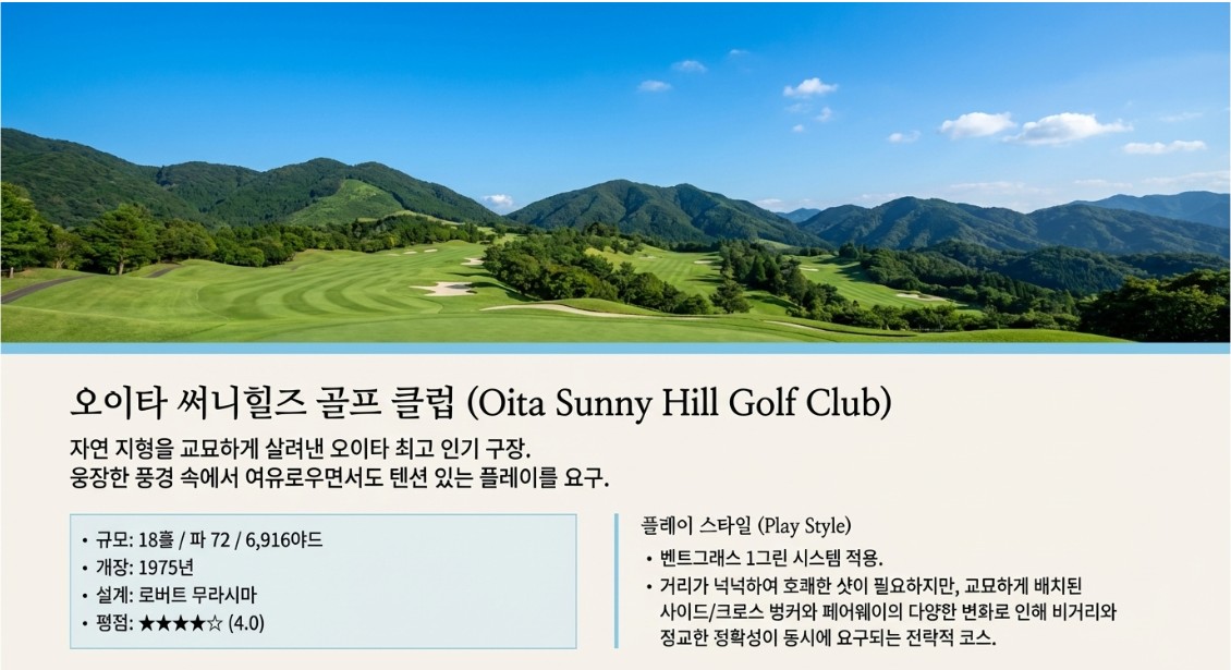 항공별도 ★벳부 온천3색골프 유후인 / 도보10분거리, 전통 료칸상품 2박3일 860, 000원~