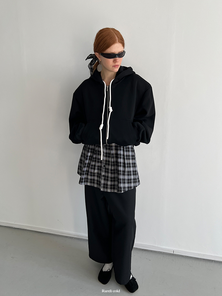 ROCKRIO RARELICOLD Shaped Shoulder Hoodie + Pants Set : 유스키트 