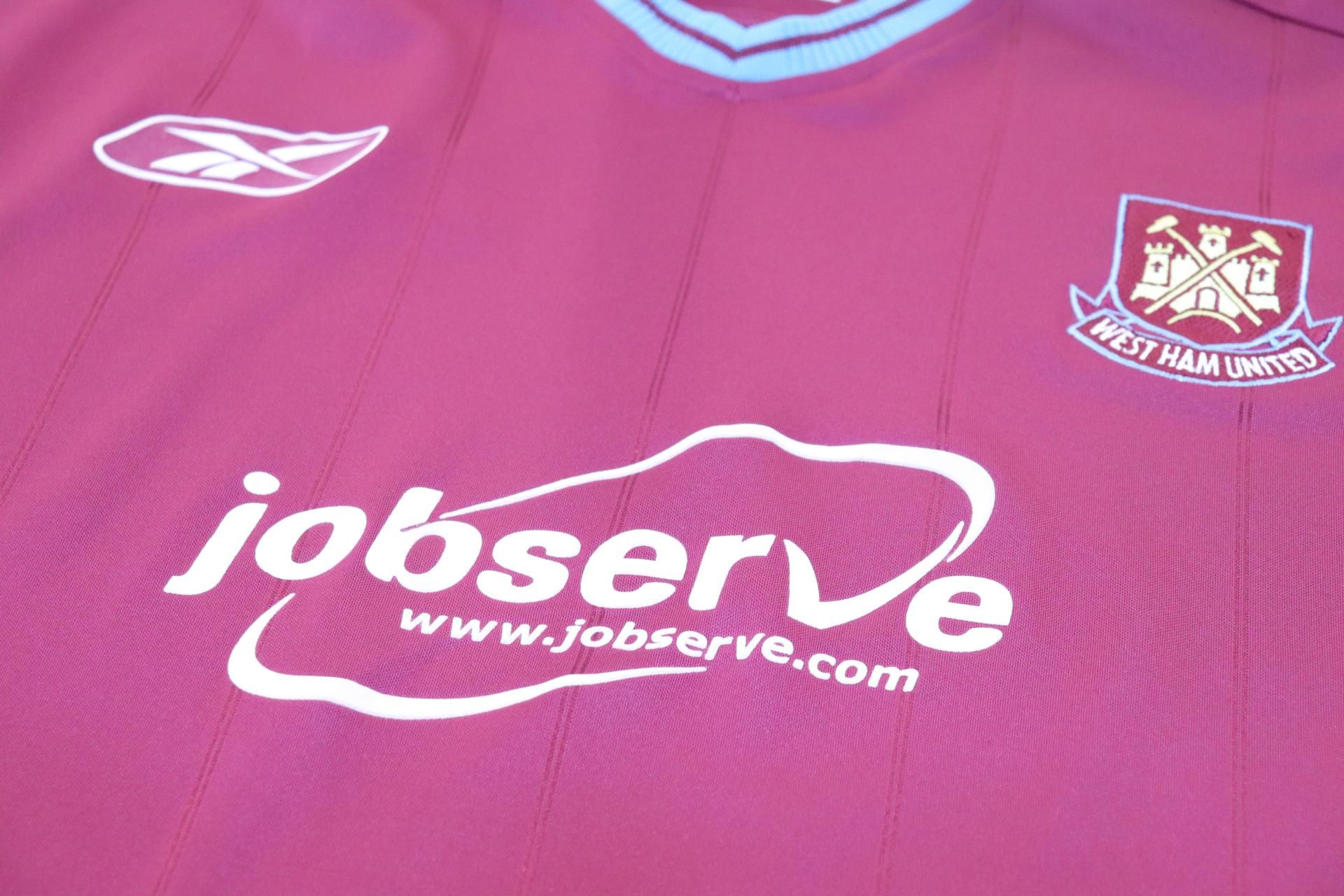 2003-2004 West Ham Home L/S #6 Carrick - L