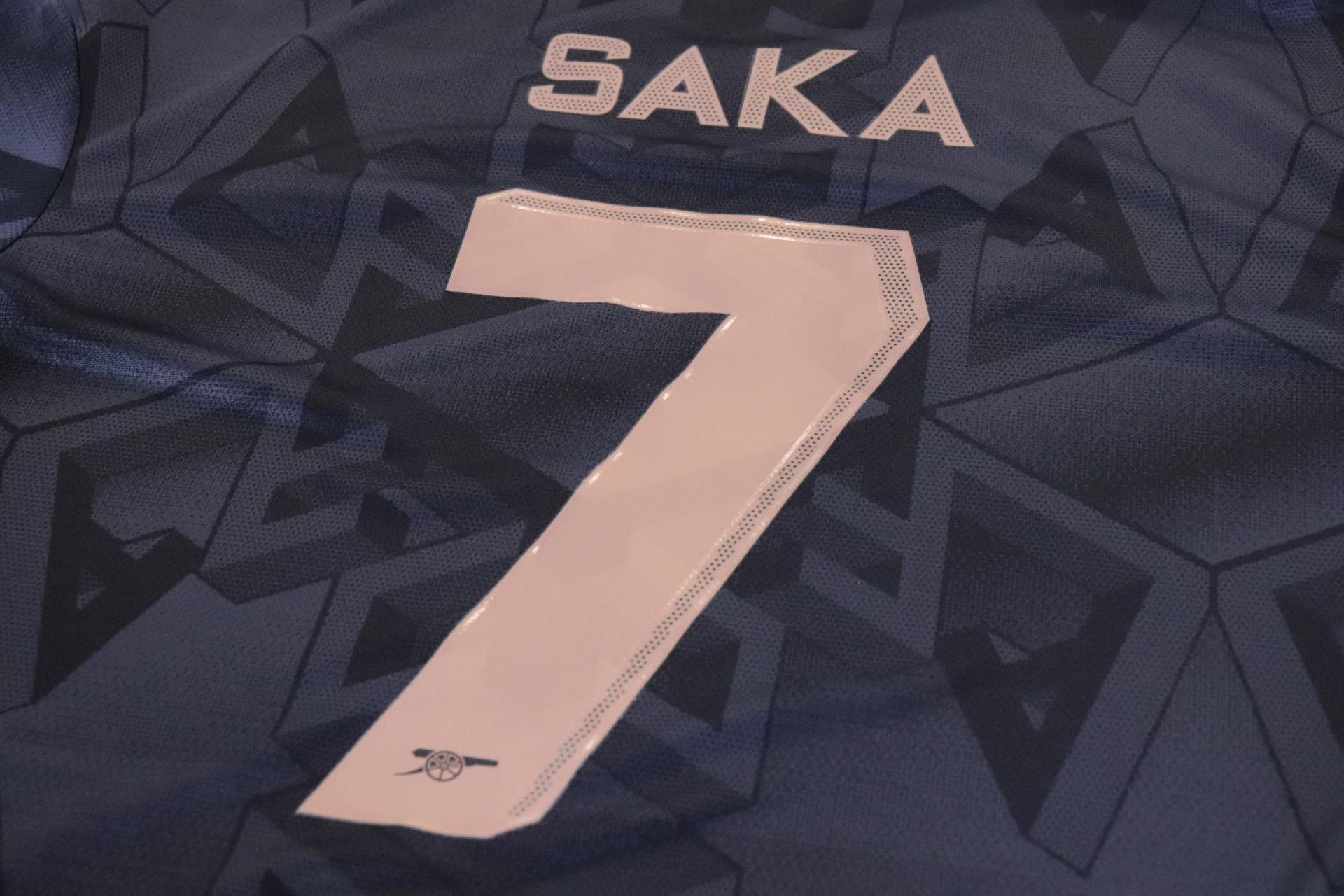 2022-2023 Arsenal Away S/S #7 Saka (Official) - M