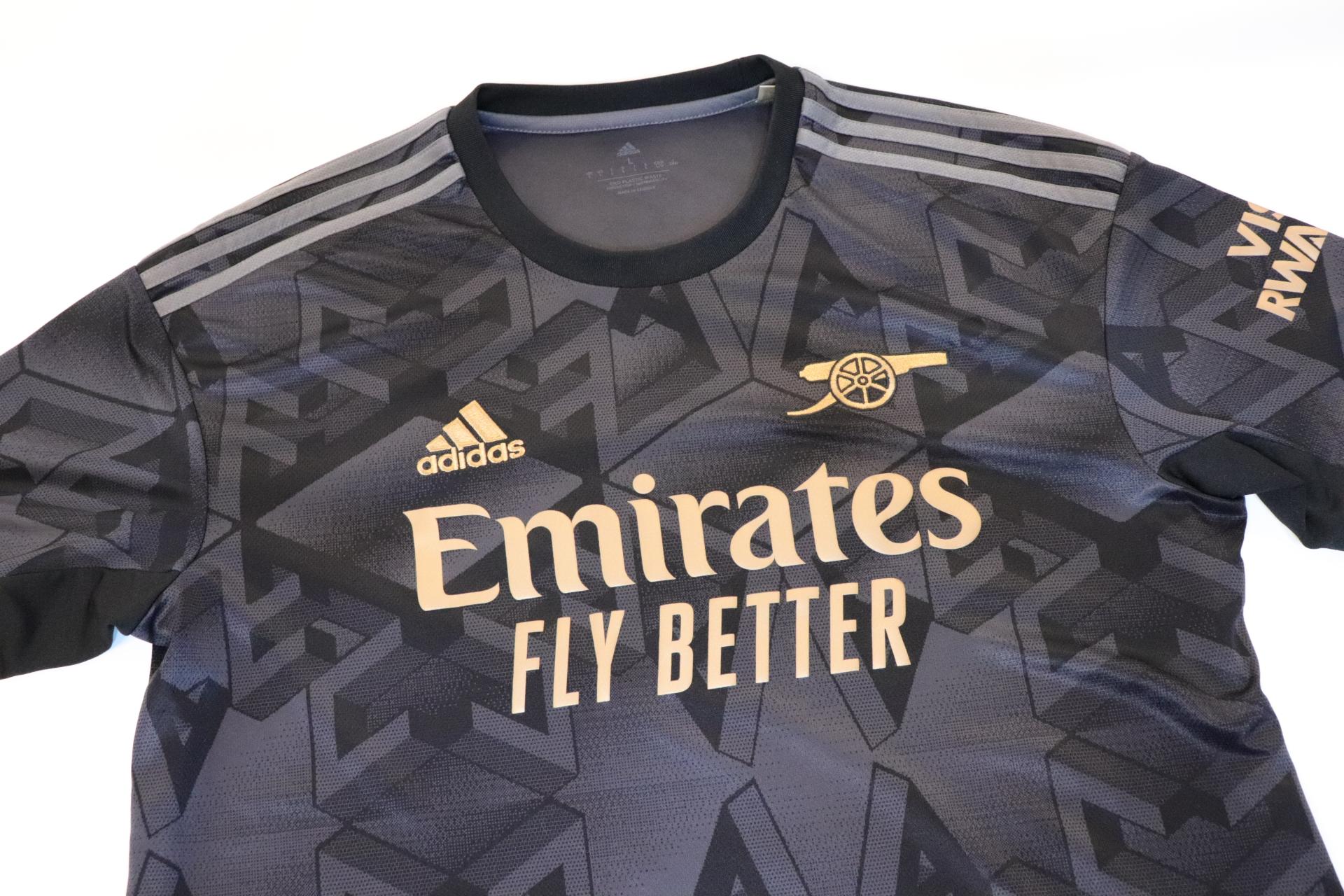 2022-2023 Arsenal Away S/S #8 Ødegaard (Official) - L