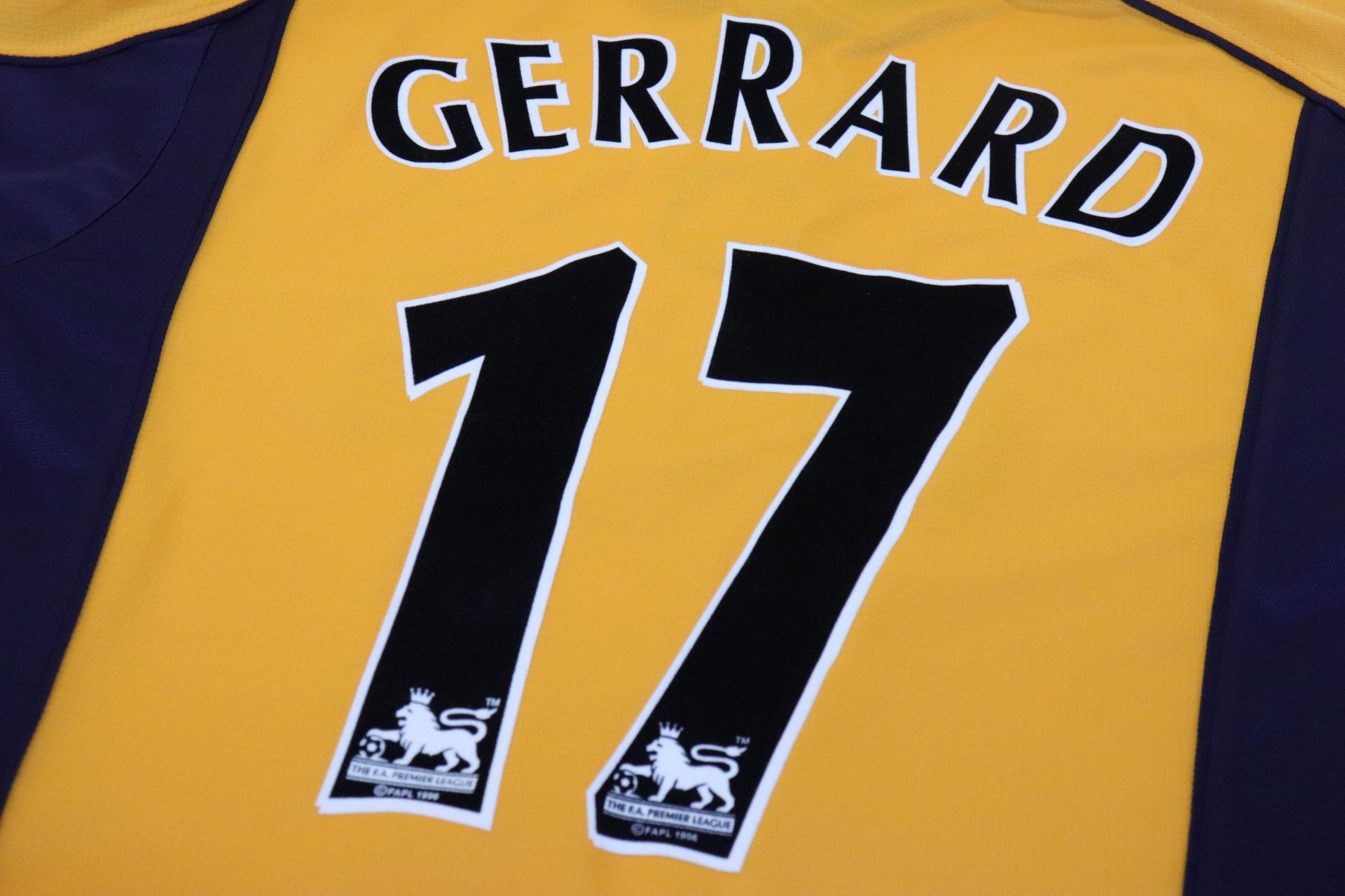 2000-2001 Liverpool Away S/S #17 Gerrard - M