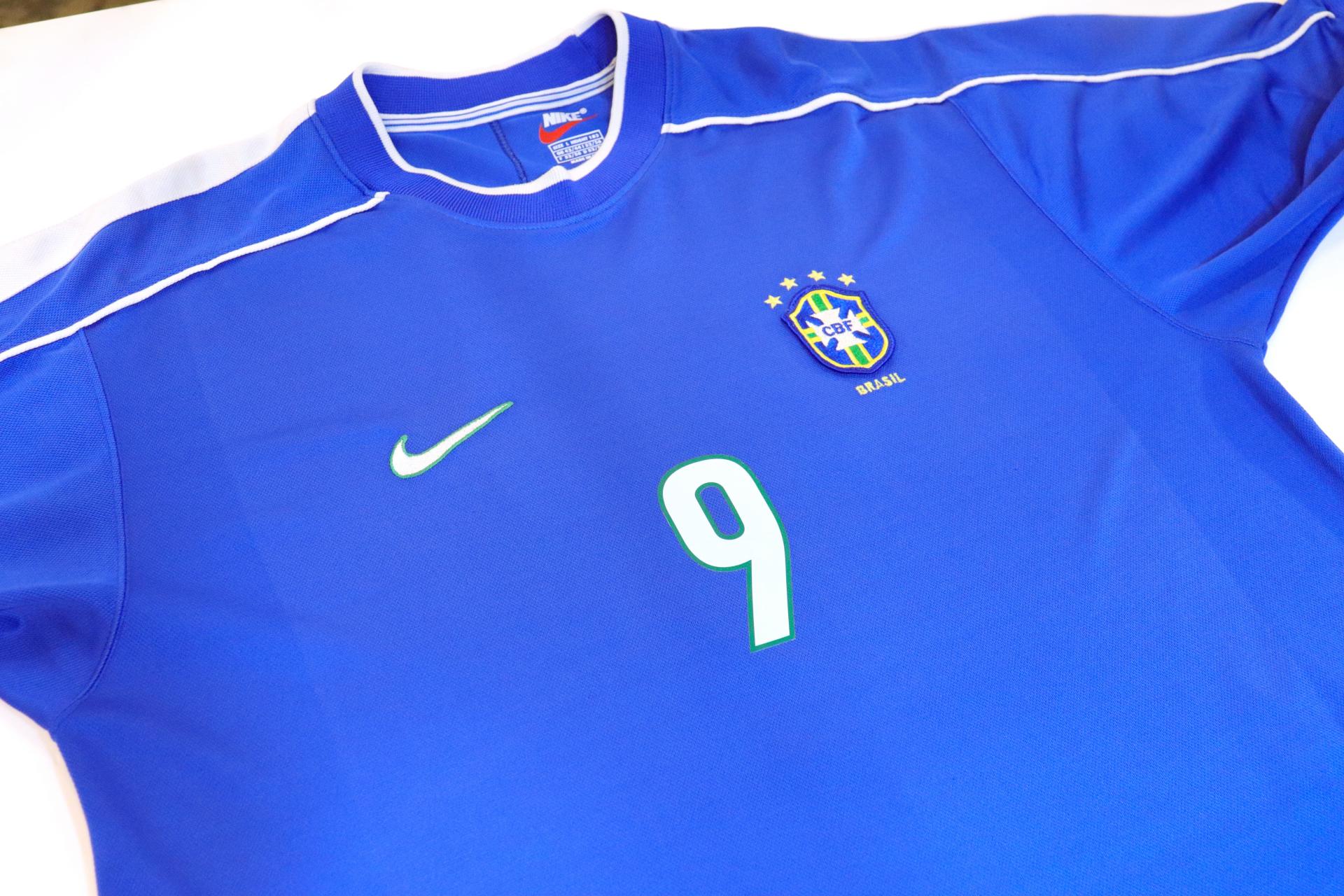 1998-2000 Brazil Away S/S #9 Ronaldo - L