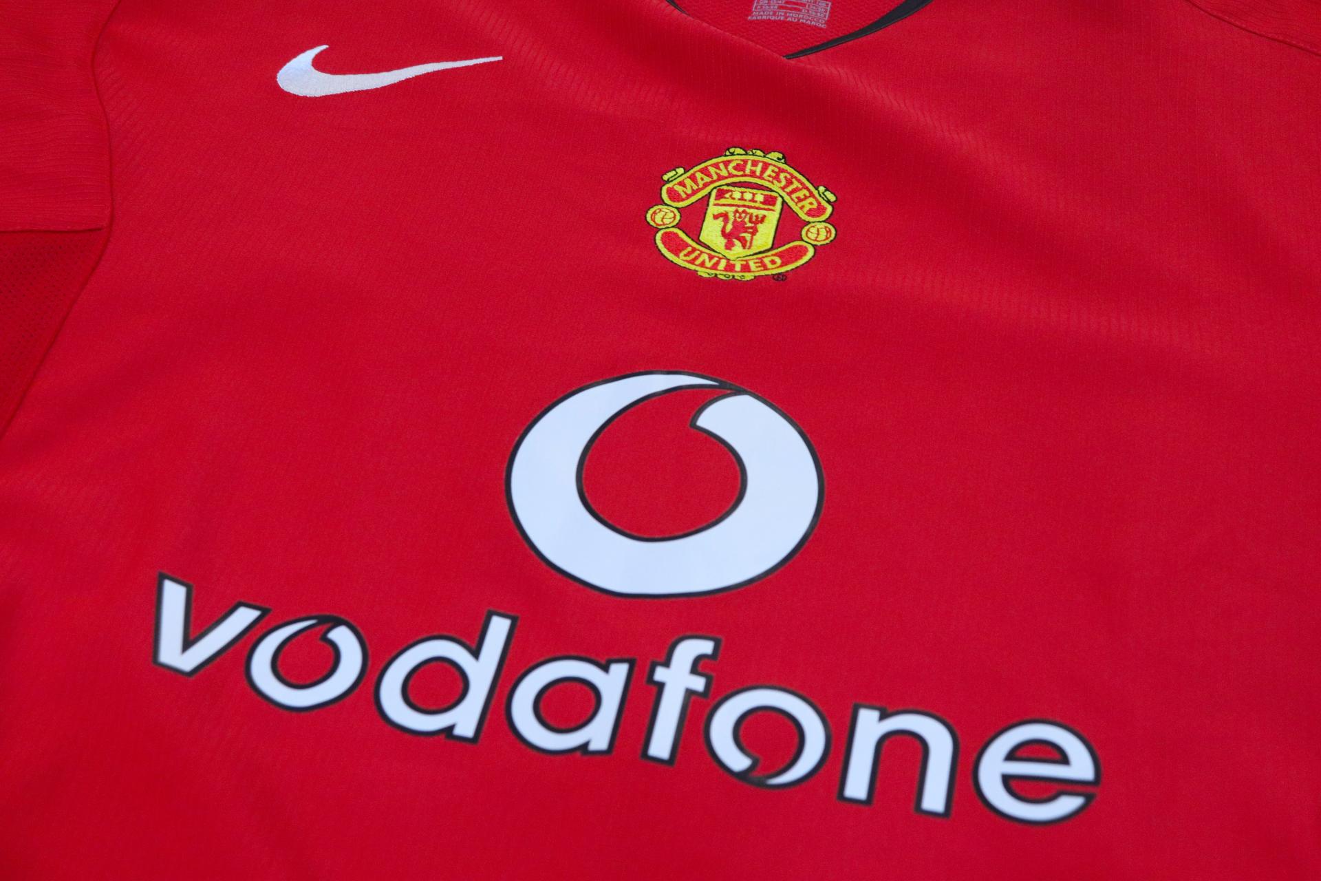 2004-2006 Manchester Utd Home S/S #7 Ronaldo - XL