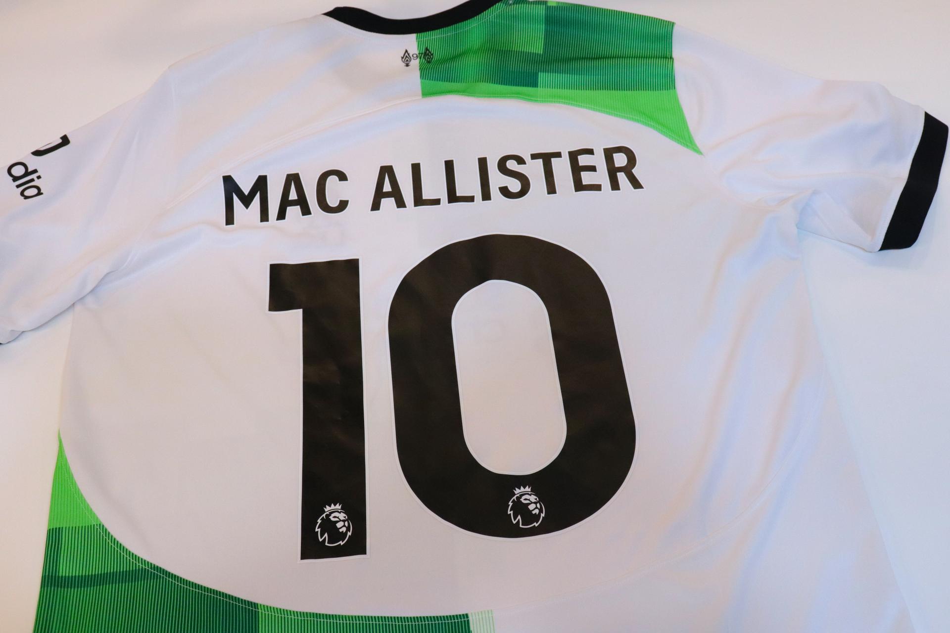 2023-2024 Liverpool Away S/S #10 Mac Allister - L