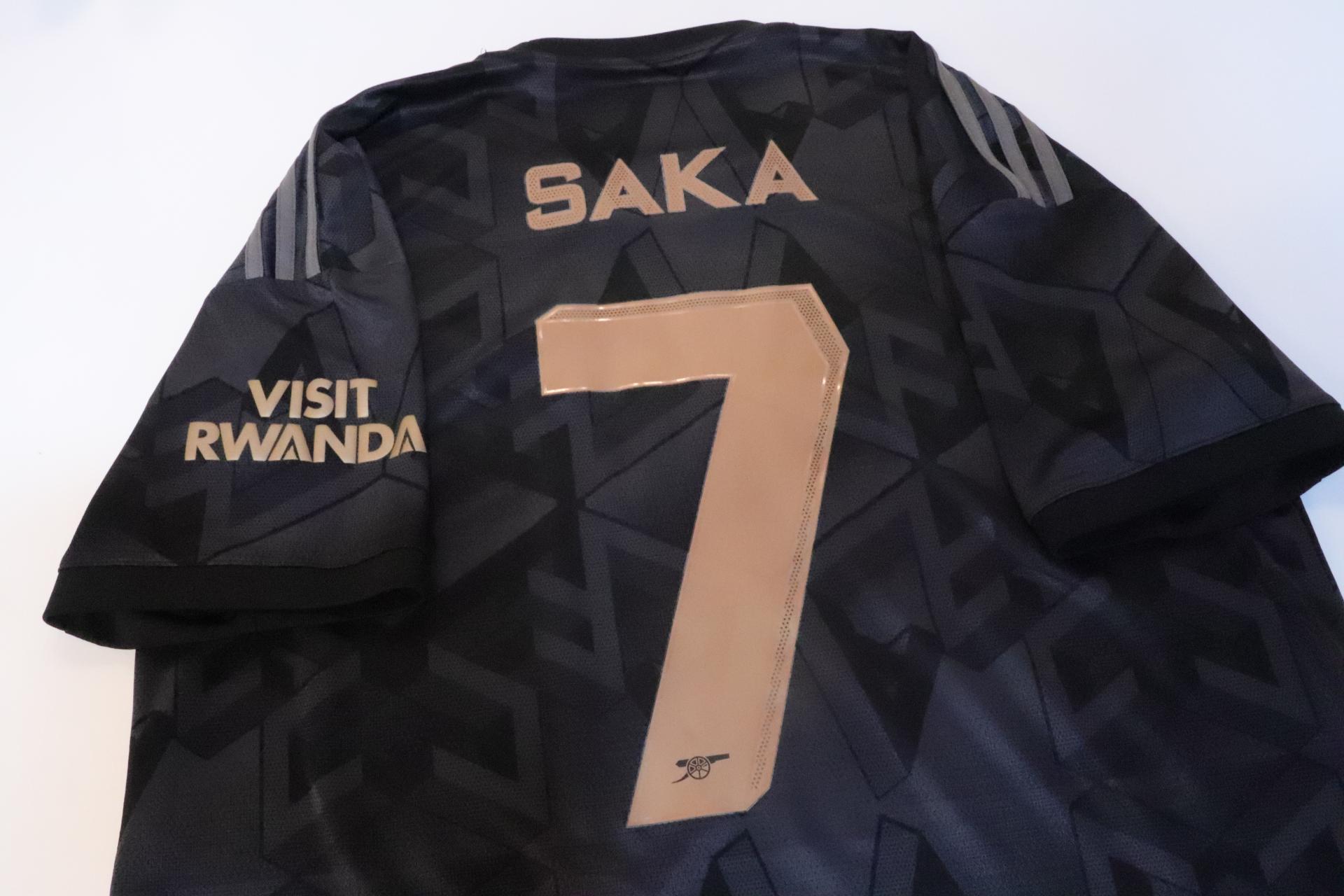 2022-2023 Arsenal Away S/S #7 Saka (Official) - L
