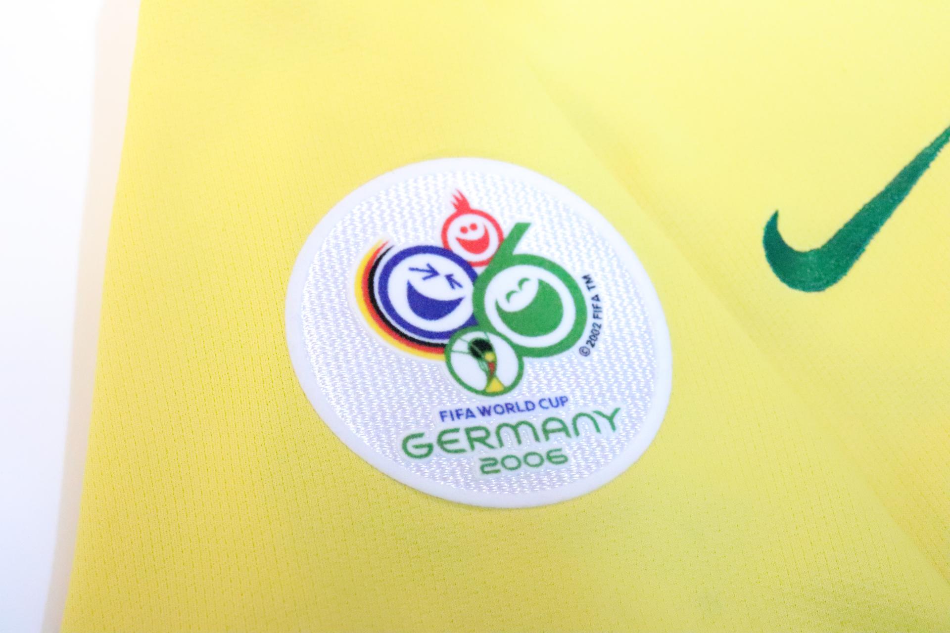 2006-2008 Brazil Home S/S #9 Ronaldo - XL
