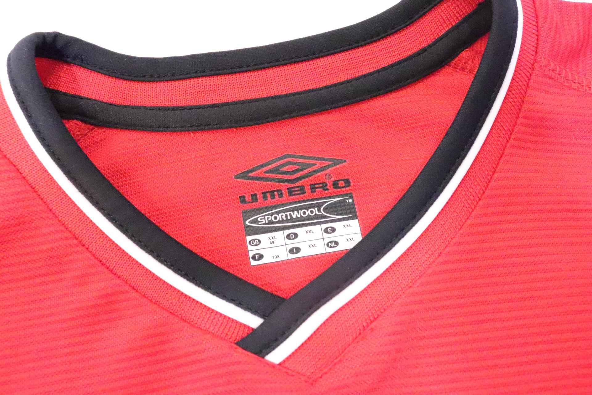 2000-2002 Manchester Utd Home S/S #7 Beckham - XXL