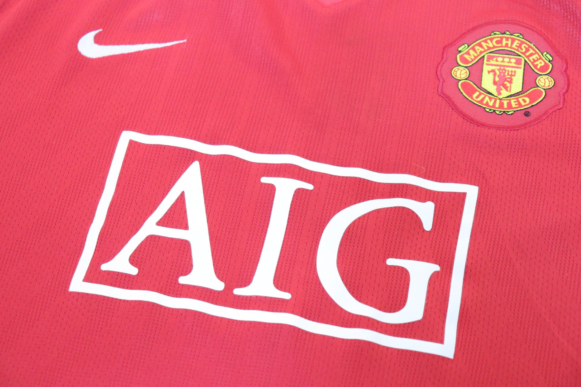 2007-2008 Manchester Utd Home S/S #10 Rooney - XL