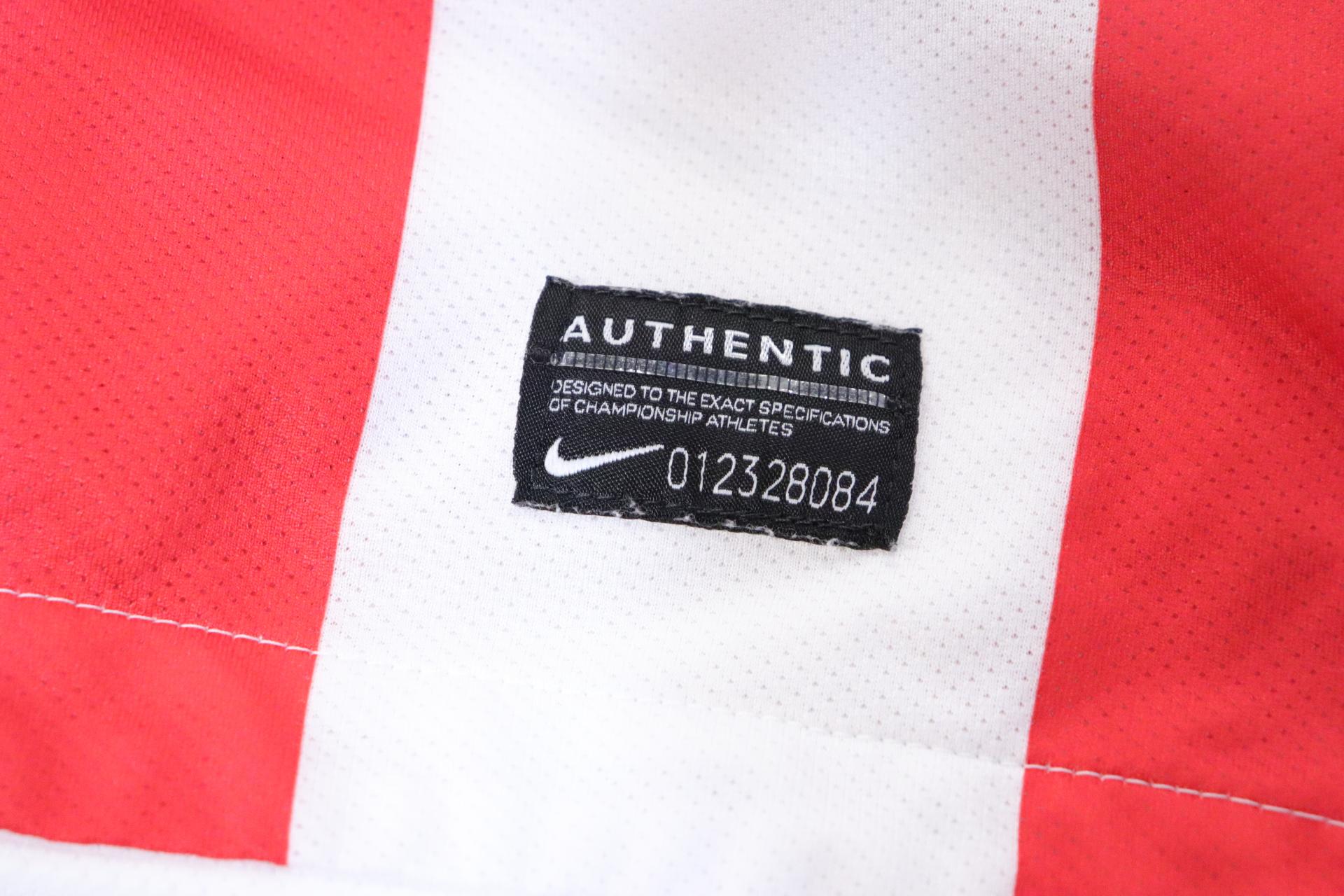 2010-2011 Atletico Madrid Home S/S #10 Kun Aguero - L