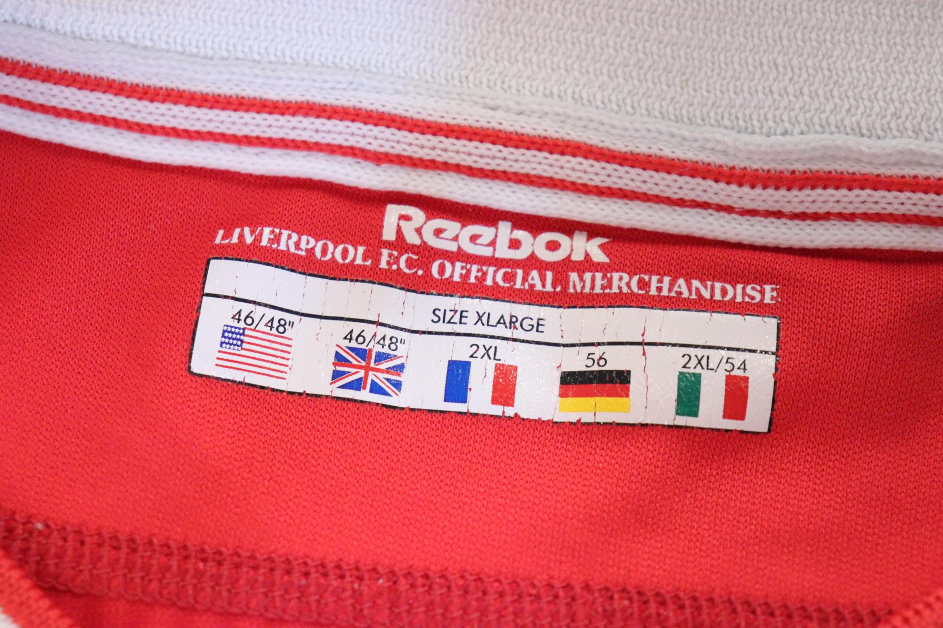 2002-2004 Liverpool Home L/S #17 Gerrard - XL