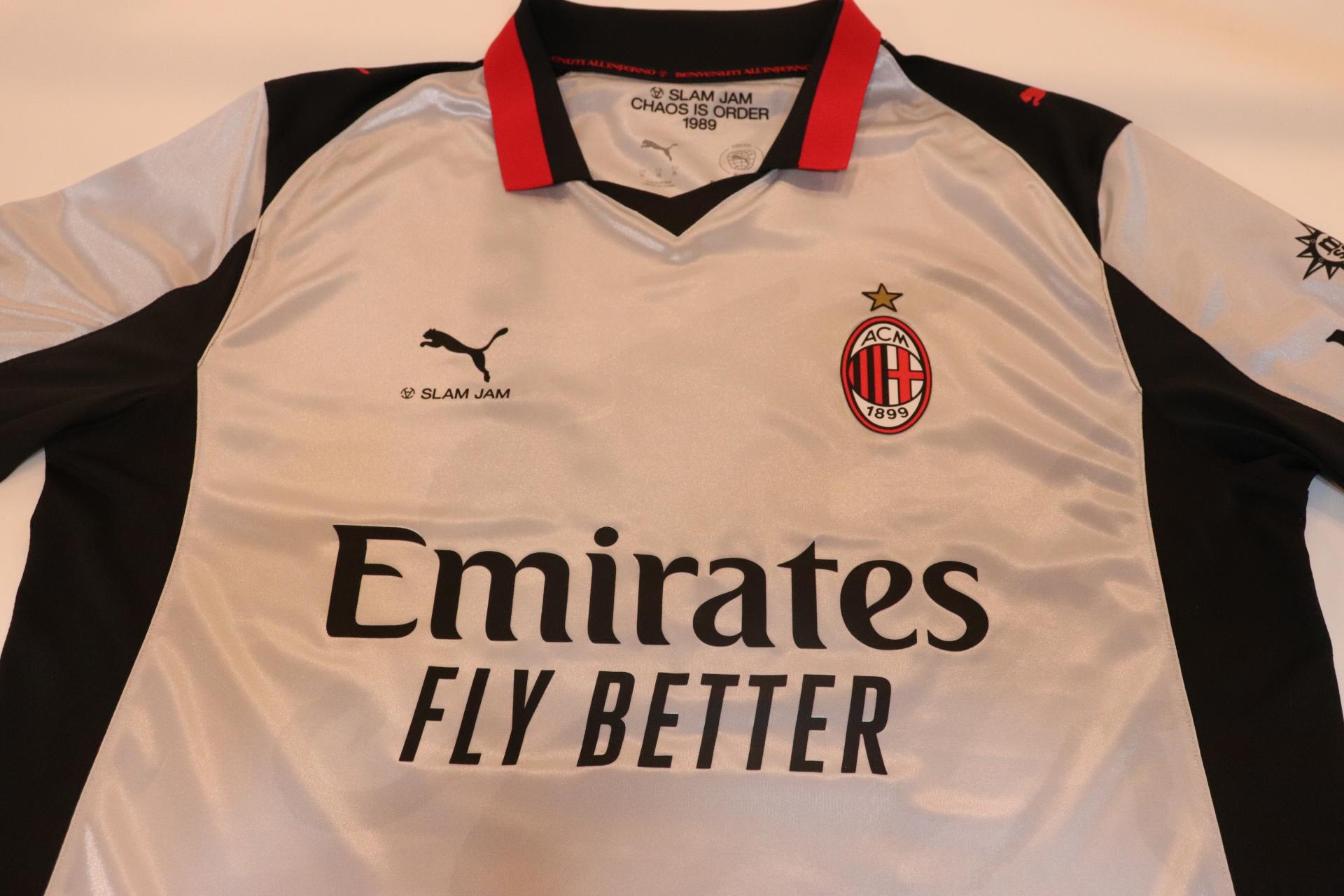 2025-2026 AC Milan 4th x SLAM JAM L/S #14 Modric (Official) - XXL