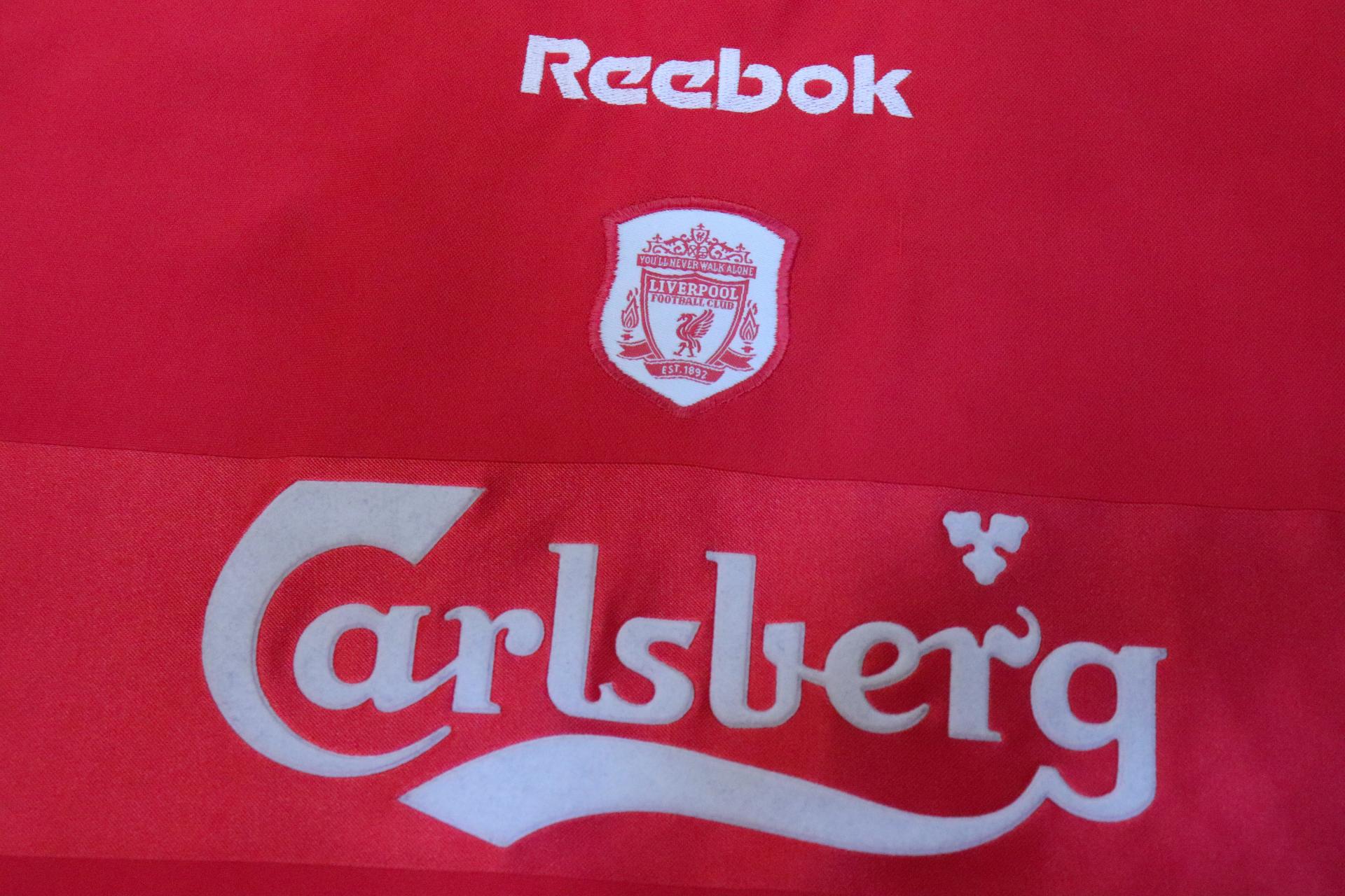 2000-2002 Liverpool Home S/S #17 Gerrard - XL