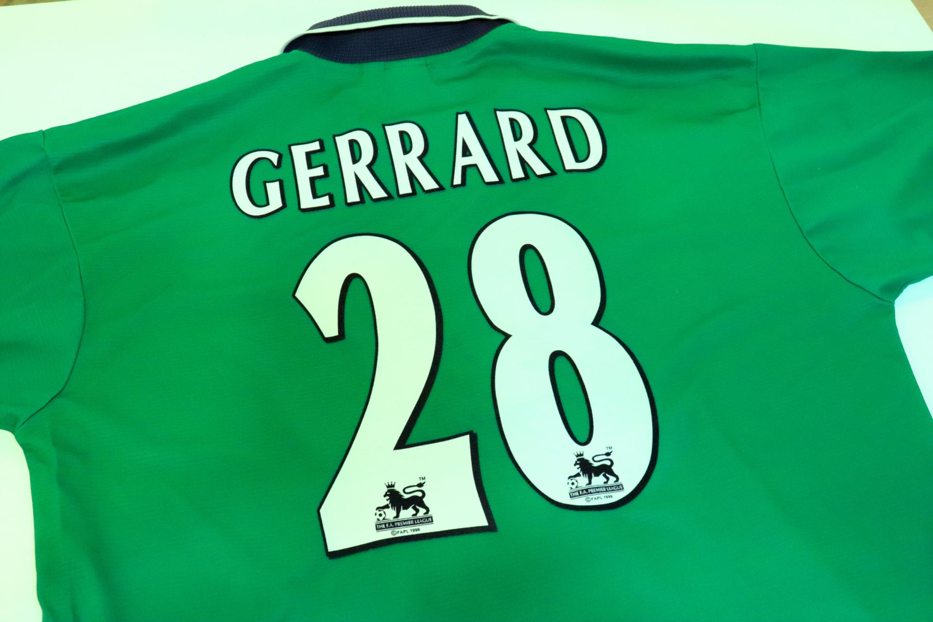 1999-2000 Liverpool Away S/S #28 Gerrard - L