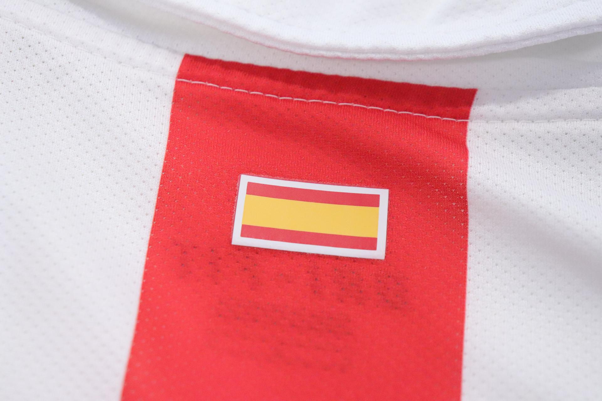 2010-2011 Atletico Madrid Home S/S #10 Kun Aguero - L