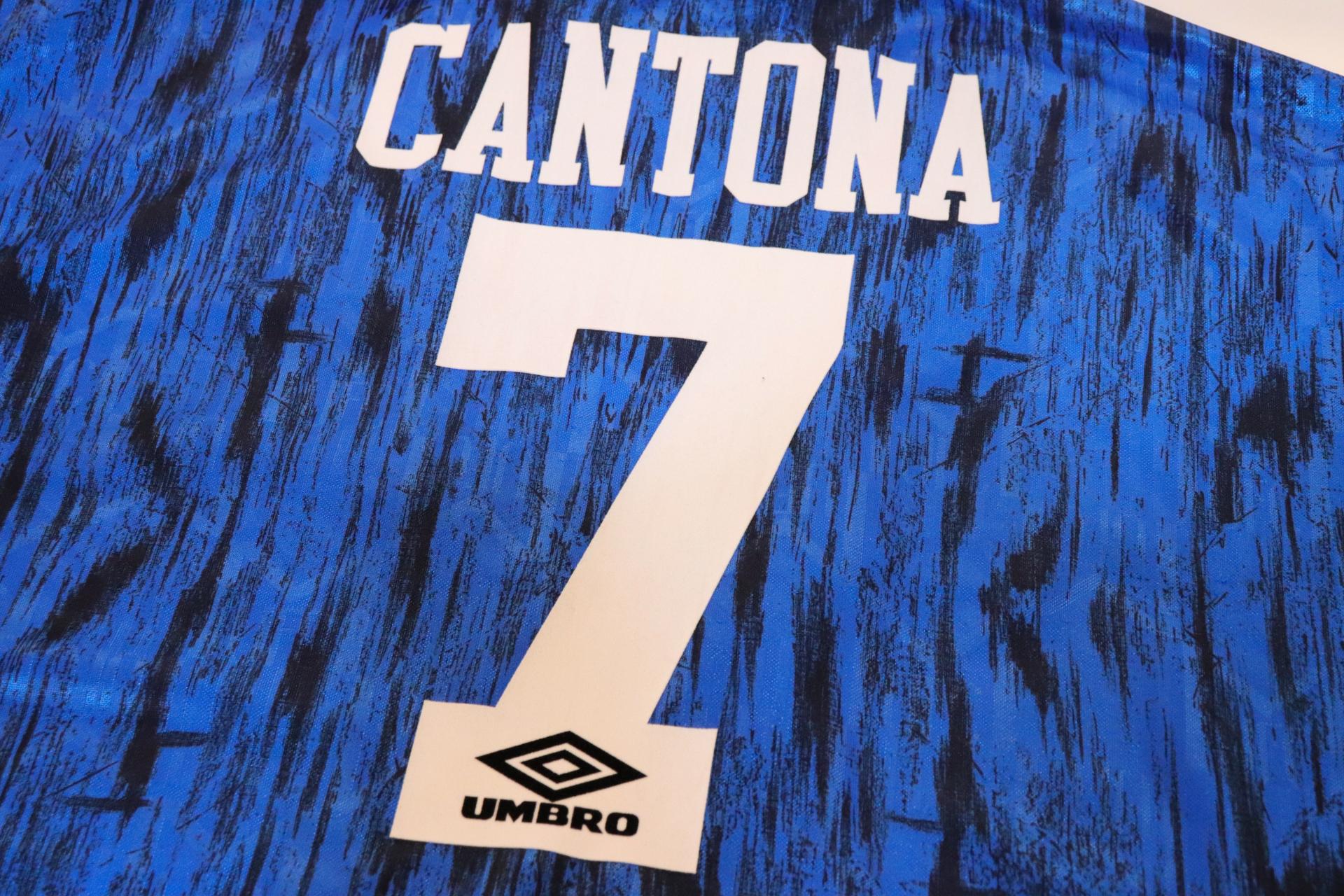 1992-1993 Manchester Utd Away S/S #7 Cantona - XL