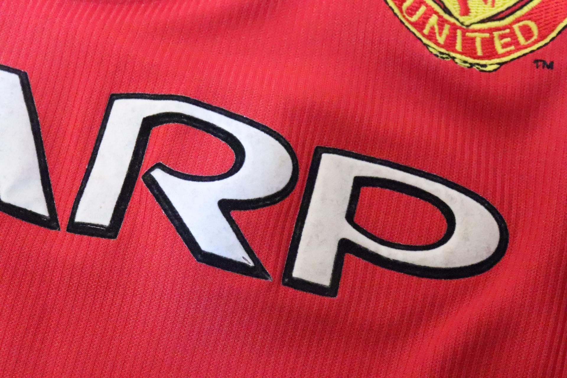1998-1999 Manchester Utd Home S/S #7 Beckham - L