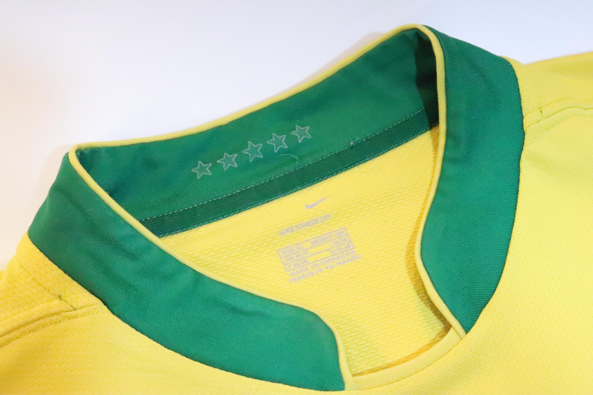 2006-2008 Brazil Home S/S #9 Ronaldo - XL